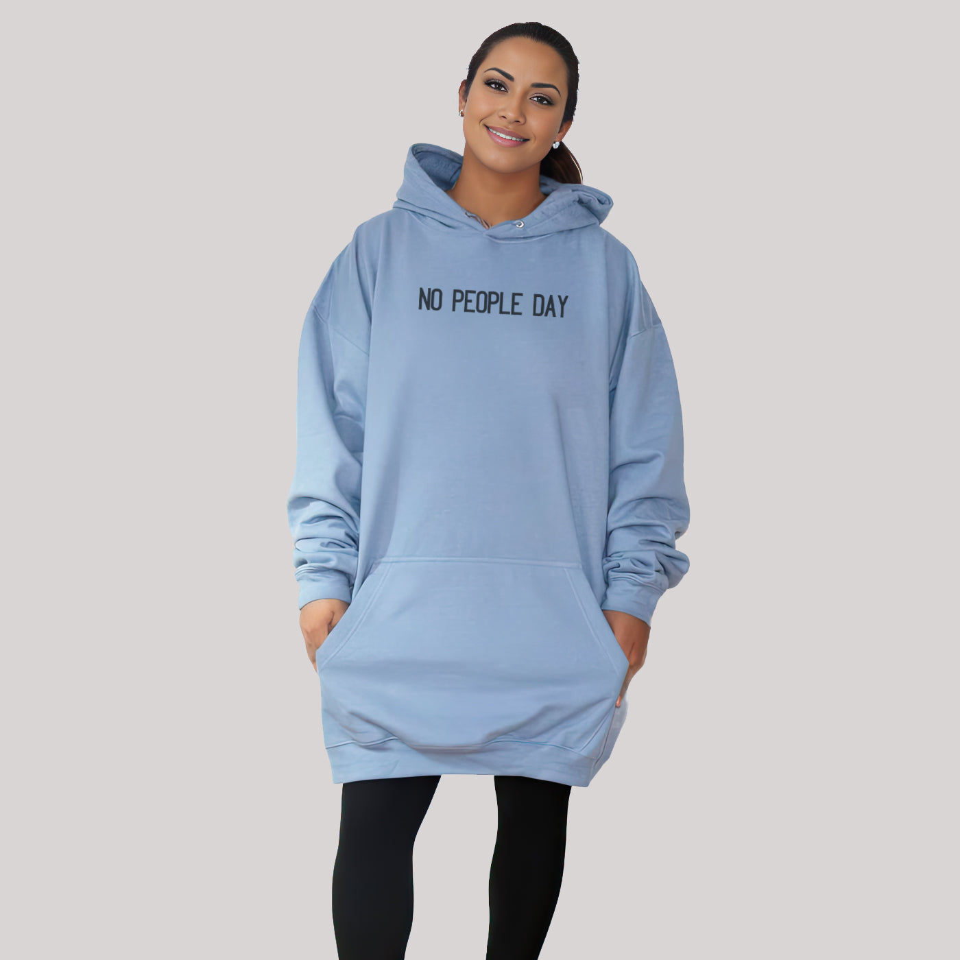 NO PEOPLE DAY - Huge Oversized Comfy Original Hoody