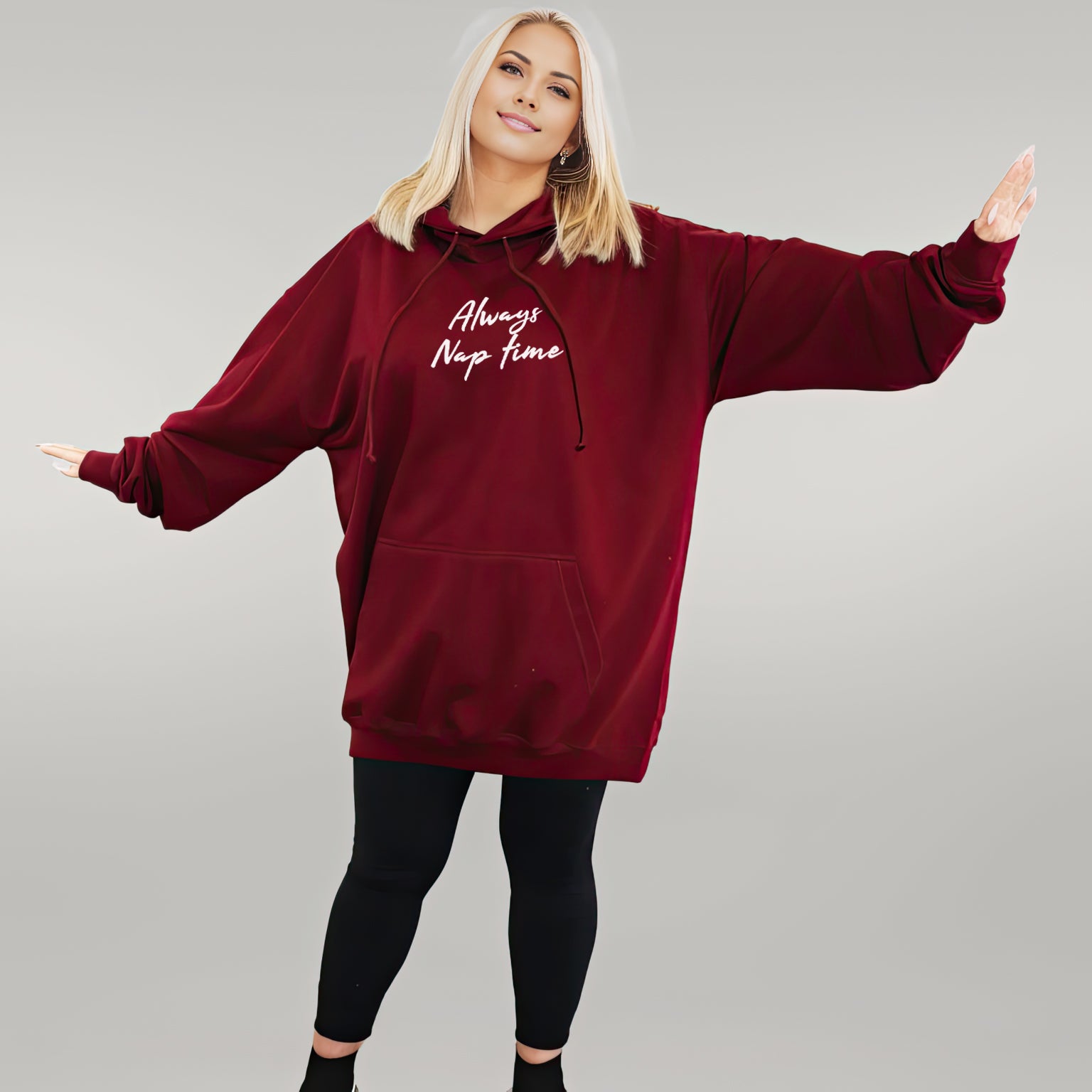 Always Nap Time - Huge Oversized Comfy Original Hoody