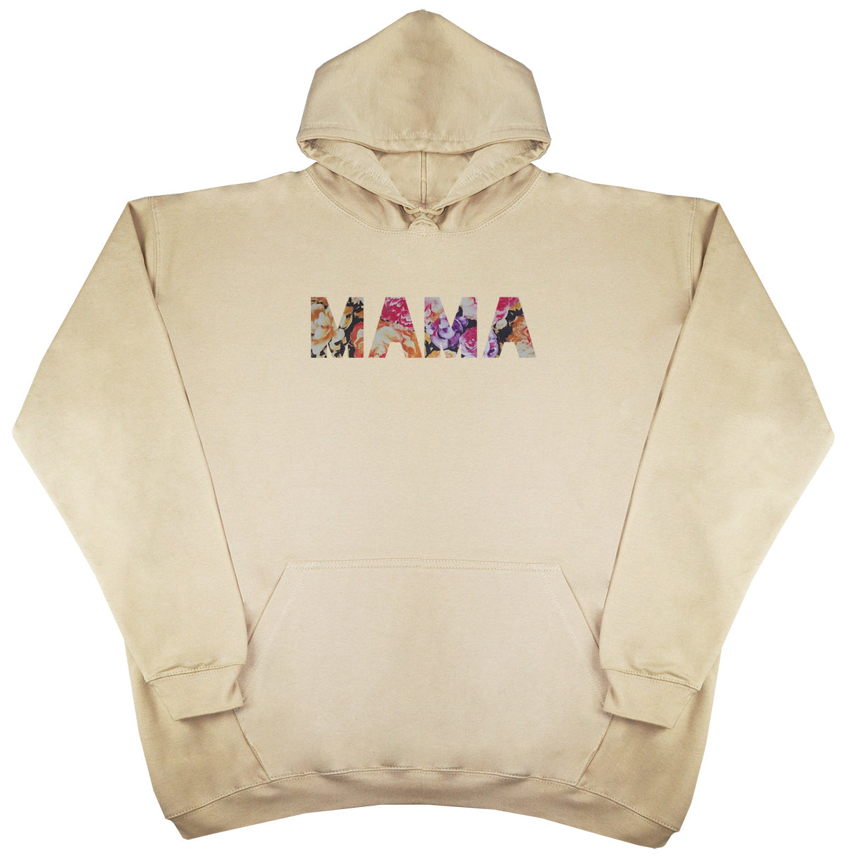 MAMA - Metallic Flower - Huge Oversized Comfy Original Hoody