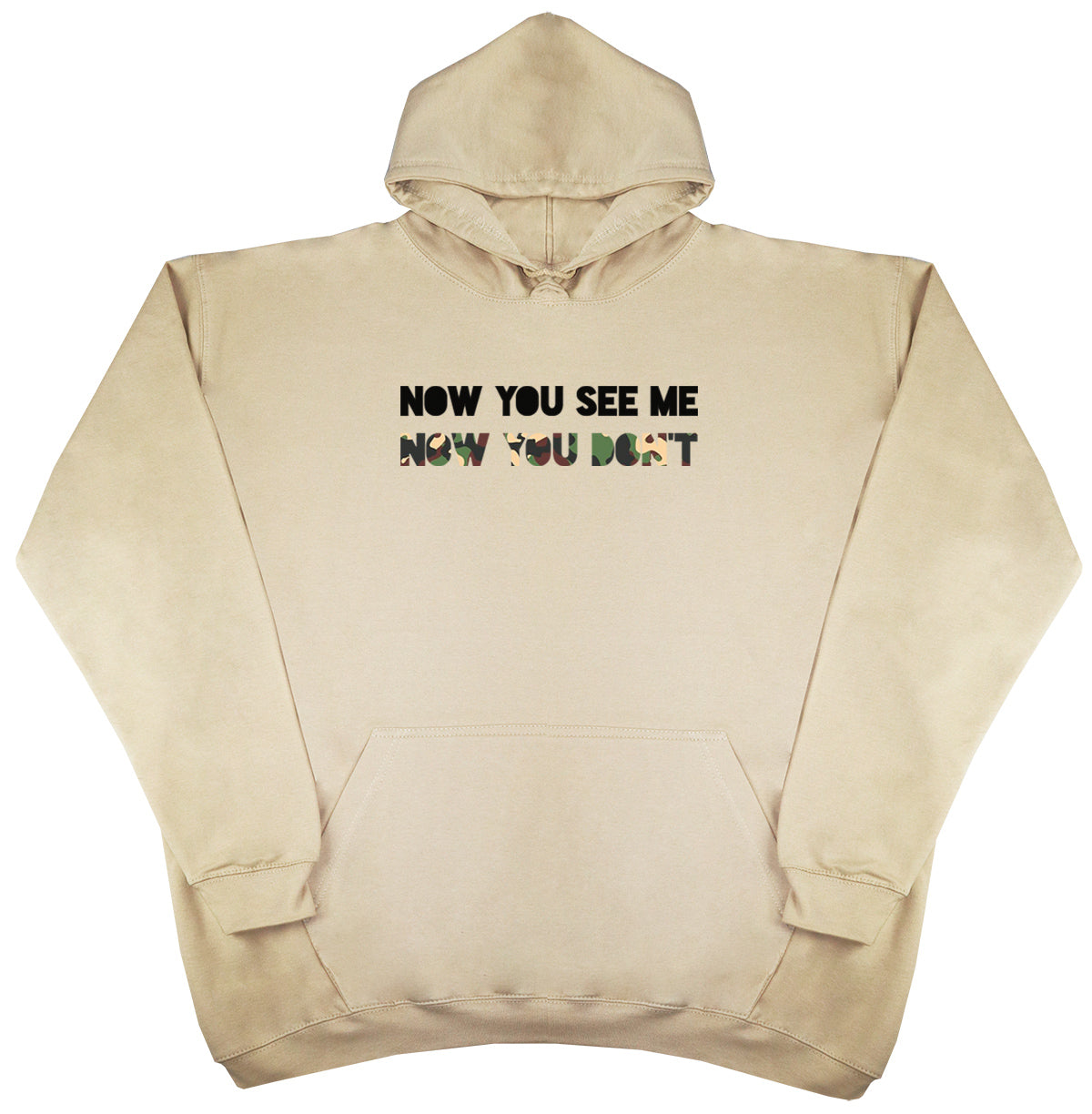 Now You See Me, Now You Dont - Huge Oversized Comfy Original Hoody