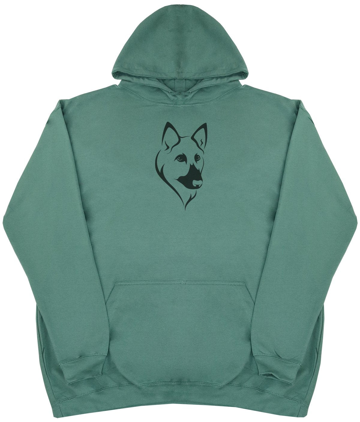 German Shepherd - New Style - Huge Size - Oversized Comfy Hoody