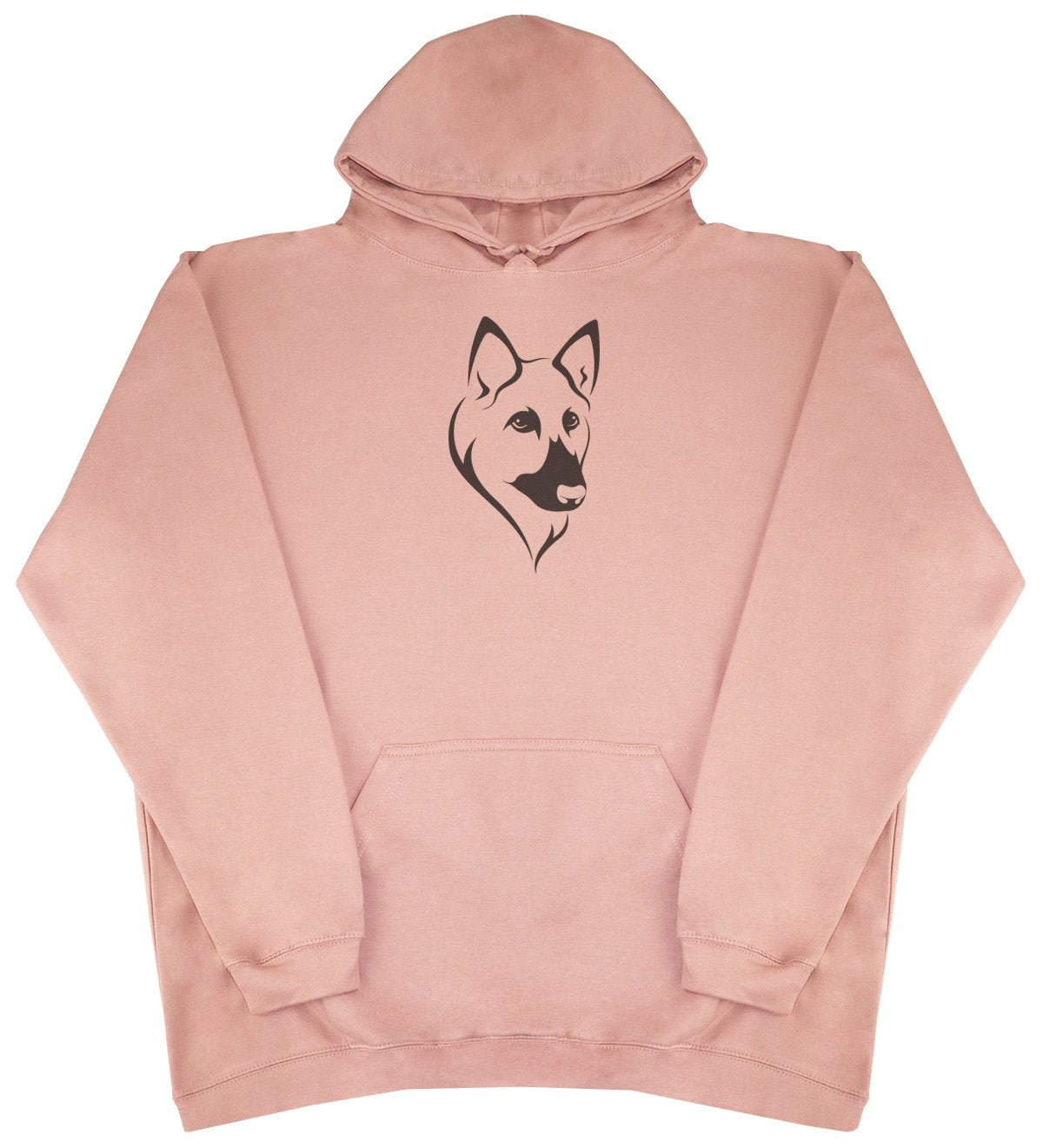 German Shepherd - New Style - Huge Size - Oversized Comfy Hoody