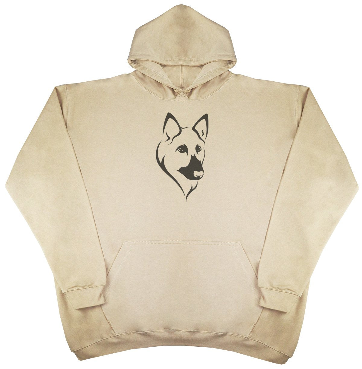 German Shepherd - New Style - Huge Size - Oversized Comfy Hoody