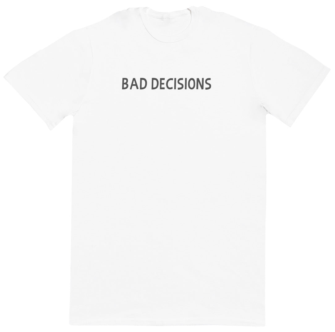 Bad Decisions - Kids Oversized Comfy T-Shirt