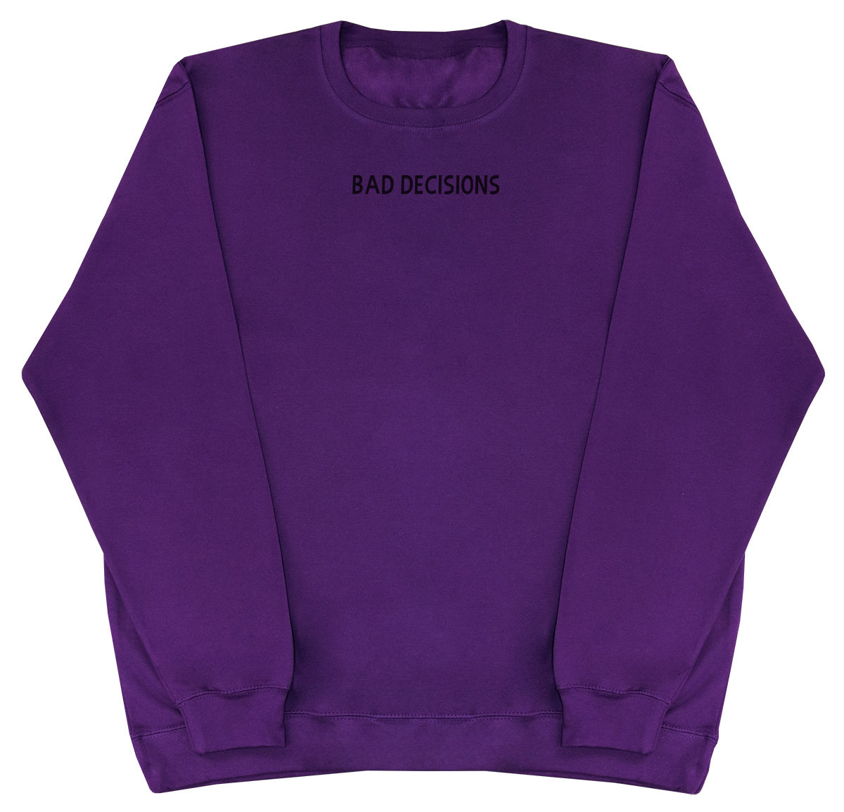 Bad Decisions - Kids Oversized Comfy Sweater