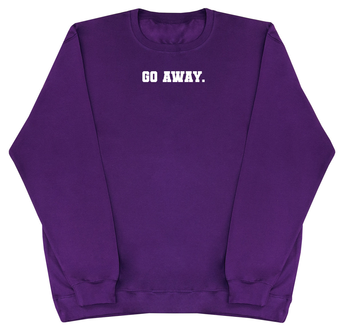 Go Away - Kids Oversized Comfy Sweater