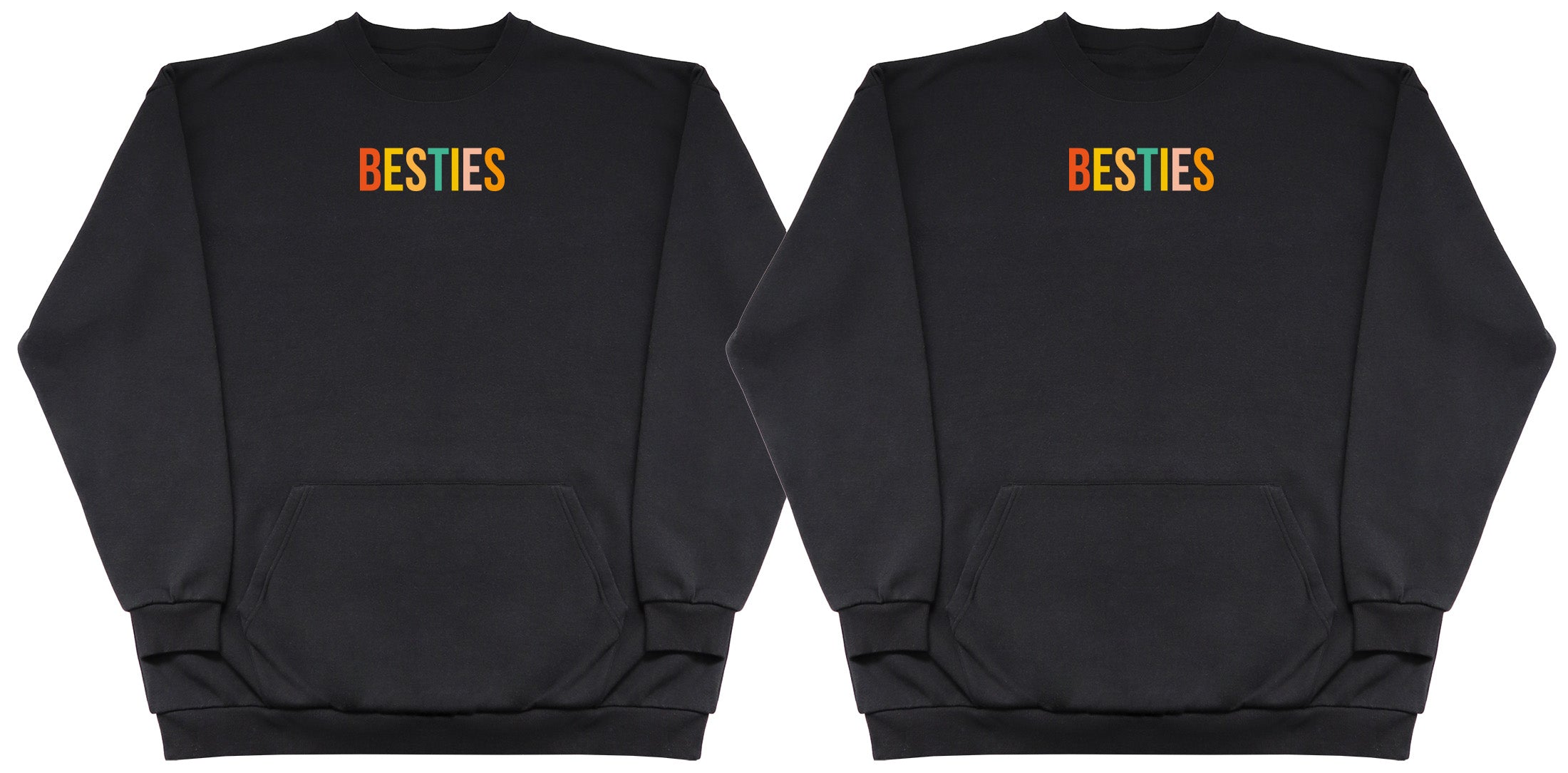 Besties Matching Set - Huge Oversized Hoodless Hoodie