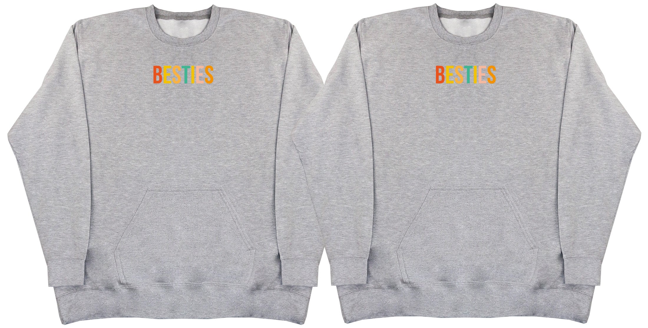 Besties Matching Set - Huge Oversized Hoodless Hoodie