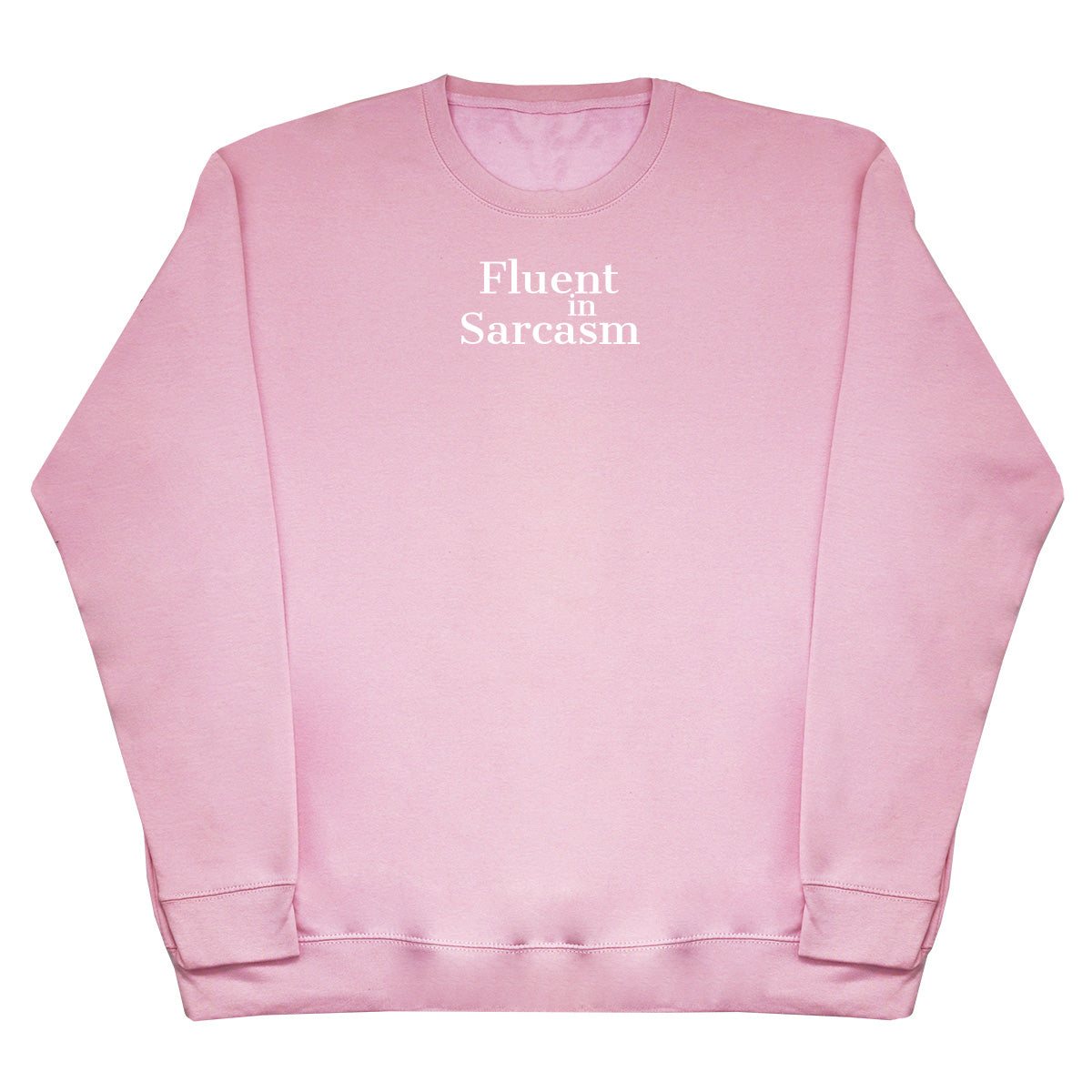 Fluent In Sarcasm - Kids Oversized Comfy Sweater