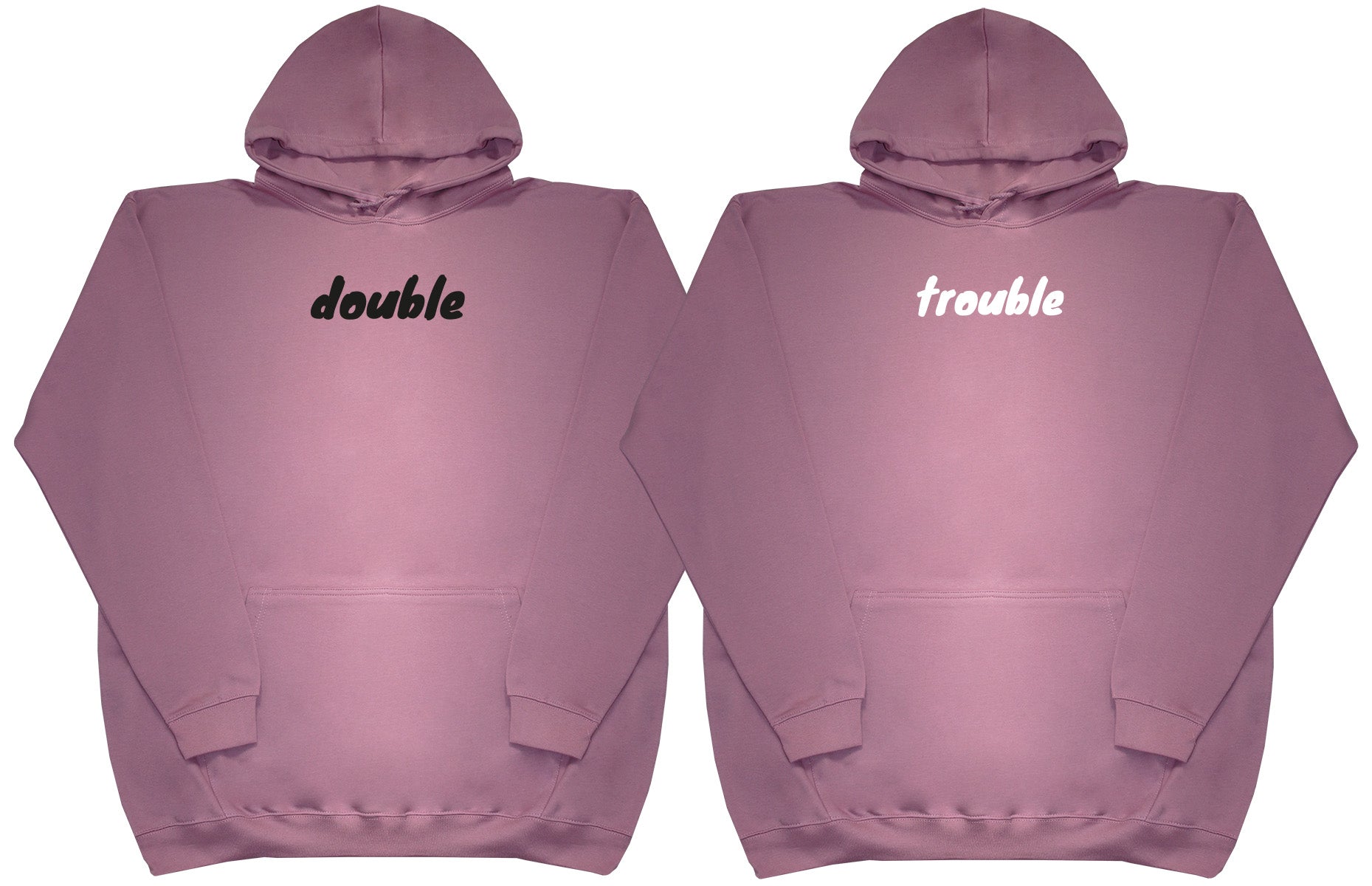 Double Trouble Matching Set - Huge Oversized Comfy Original Hoody