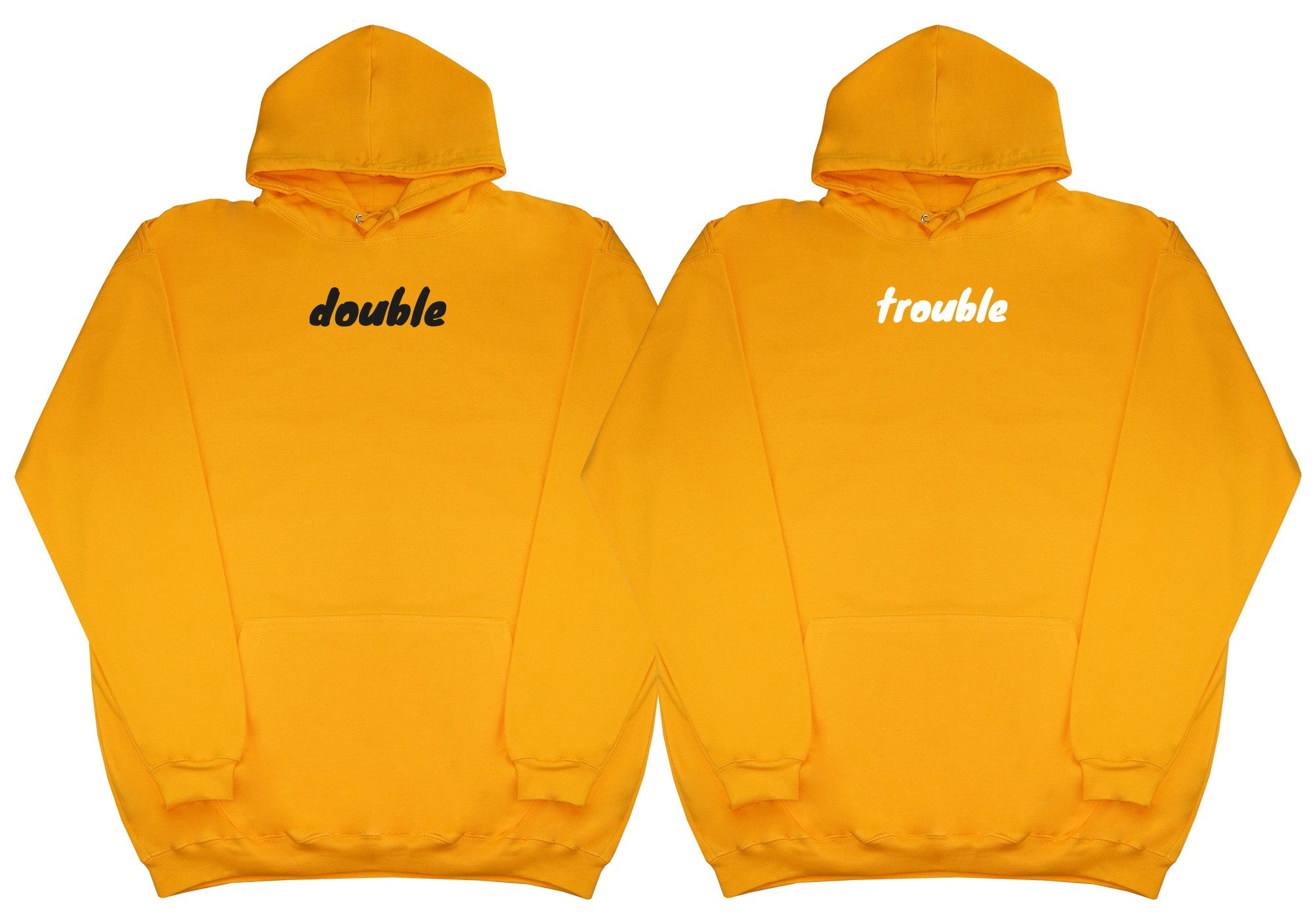 Double Trouble Matching Set - Huge Oversized Comfy Original Hoody