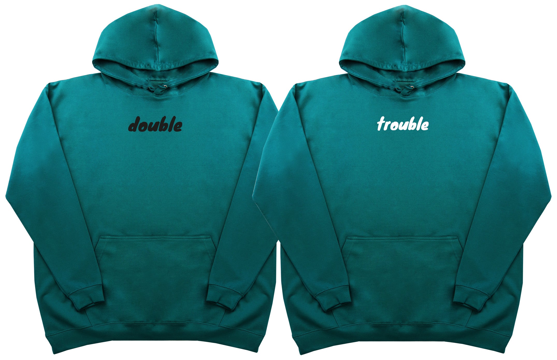 Double Trouble Matching Set - Huge Oversized Comfy Original Hoody