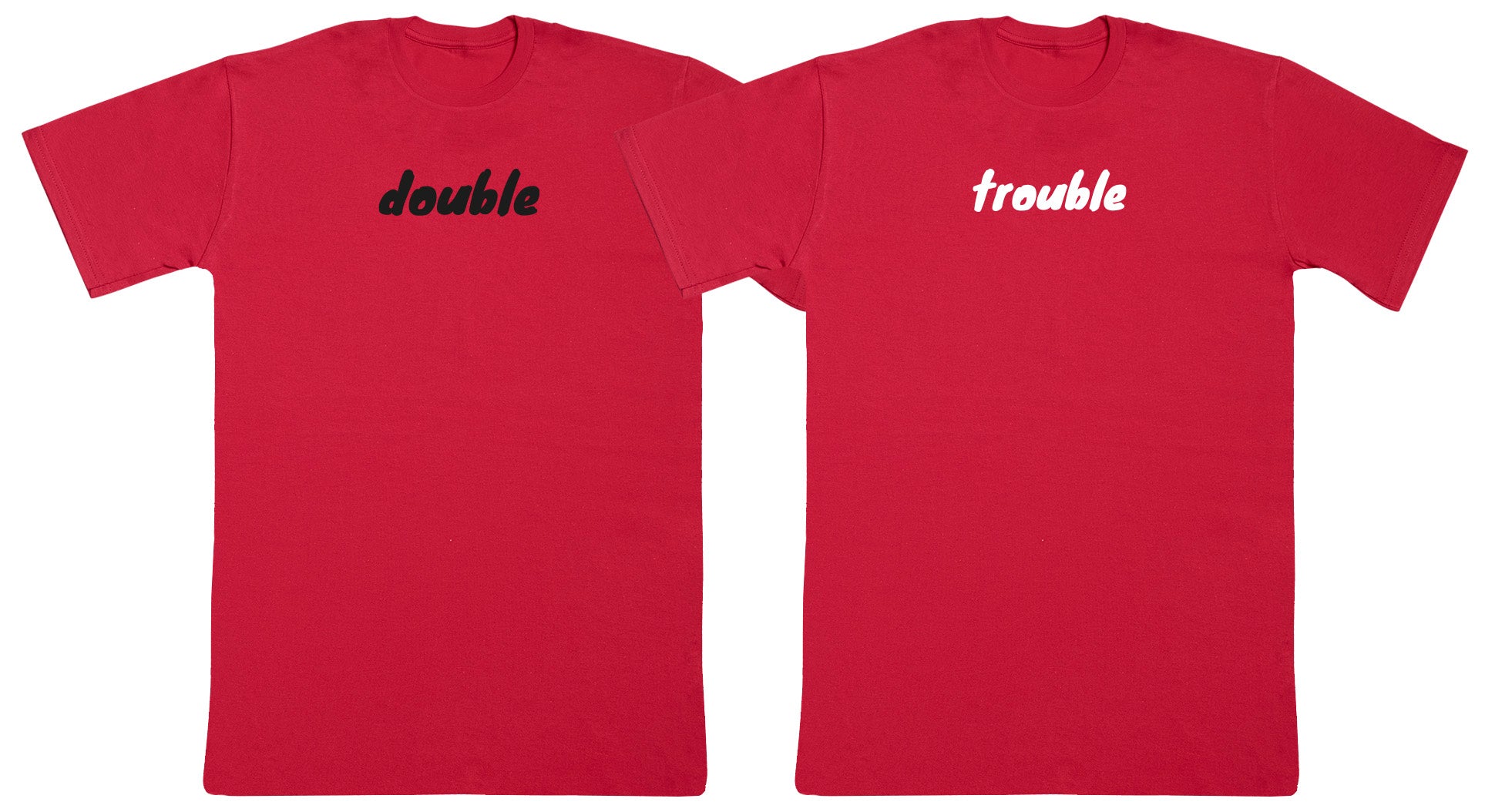 Double Trouble Matching Set - Kids Oversized Comfy & Extra Comfy T-Shirt