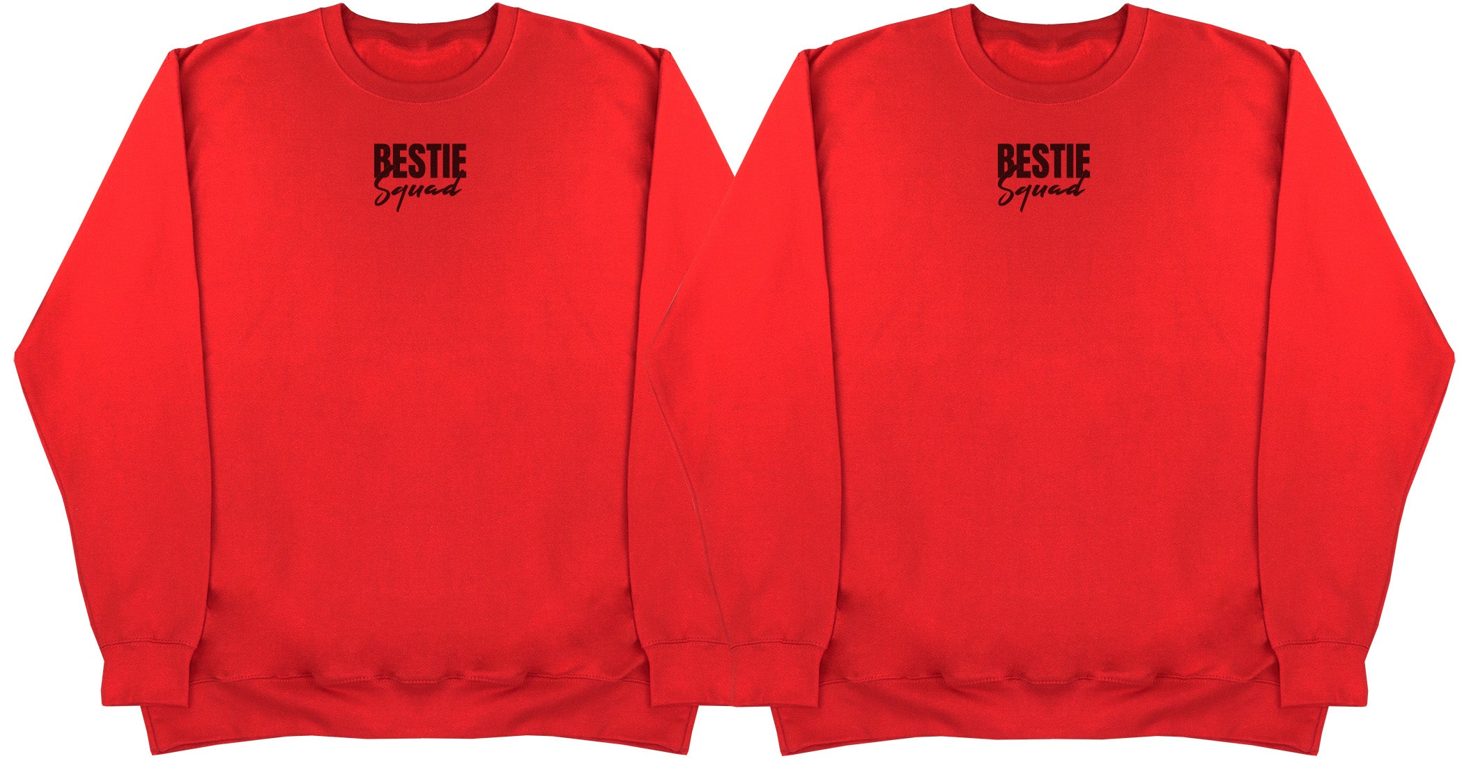 Bestie Squad Matching Set - Huge Oversized Comfy Sweater