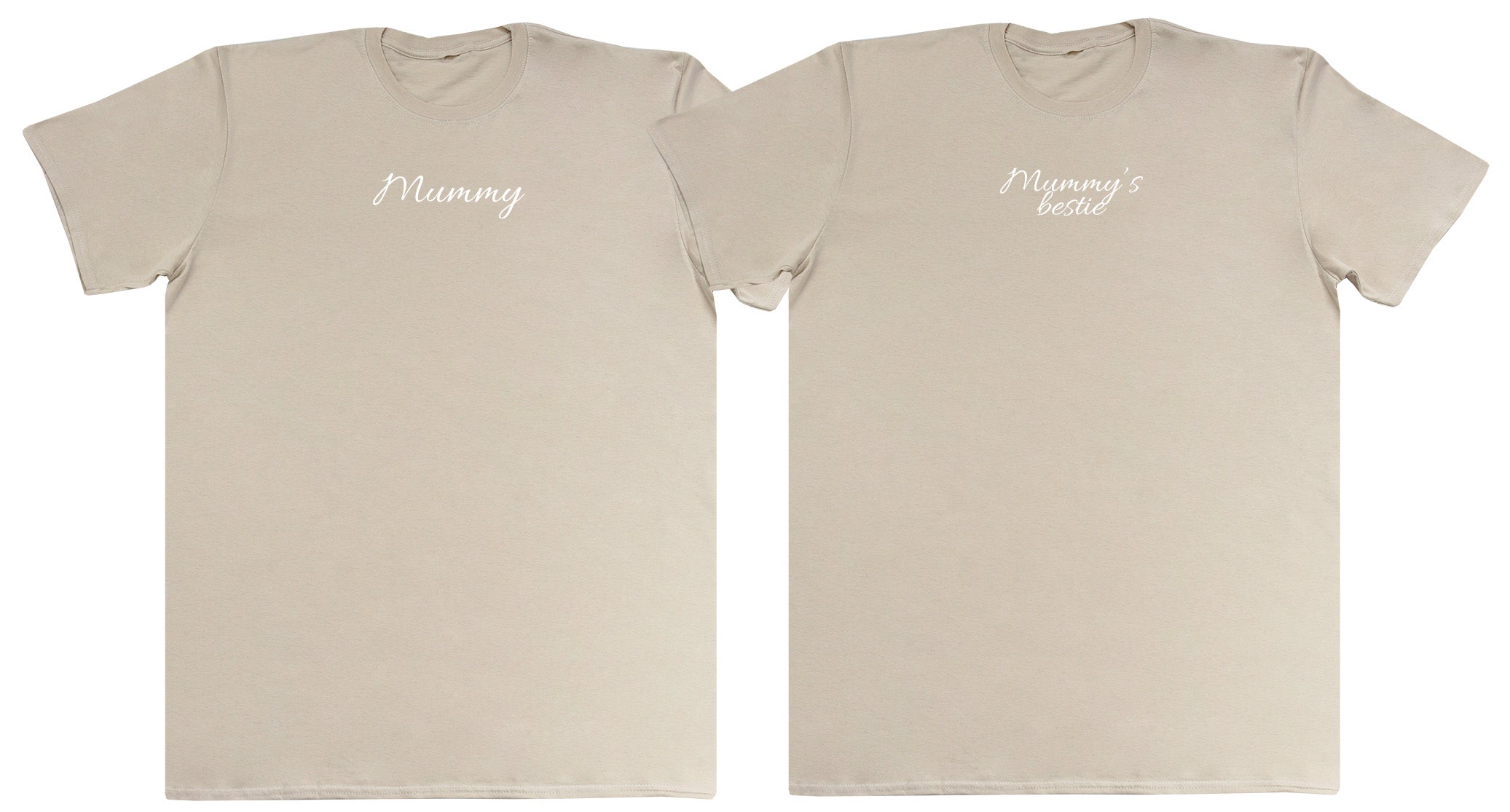 Mummy & Mummy's Bestie Matching Set - Huge Oversized Comfy Original T-Shirts