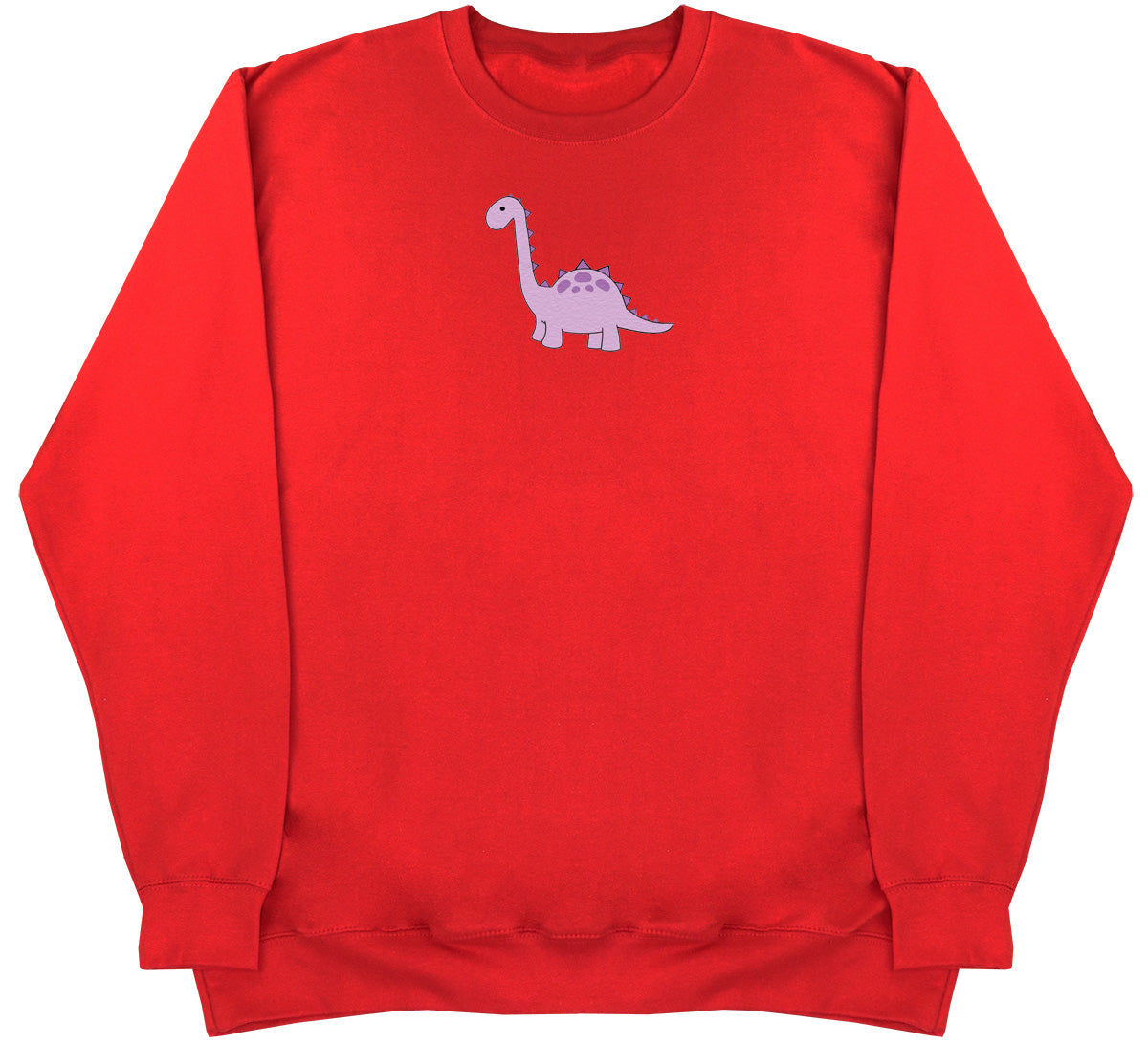 Purple Dino - Kids Oversized Comfy Sweater