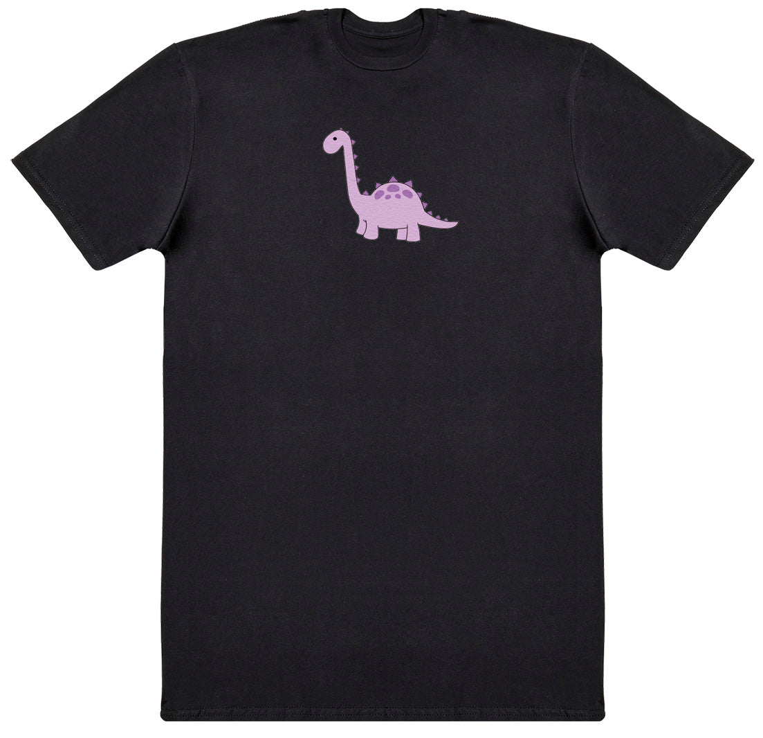 Purple Dino - Kids Oversized Comfy T-Shirt