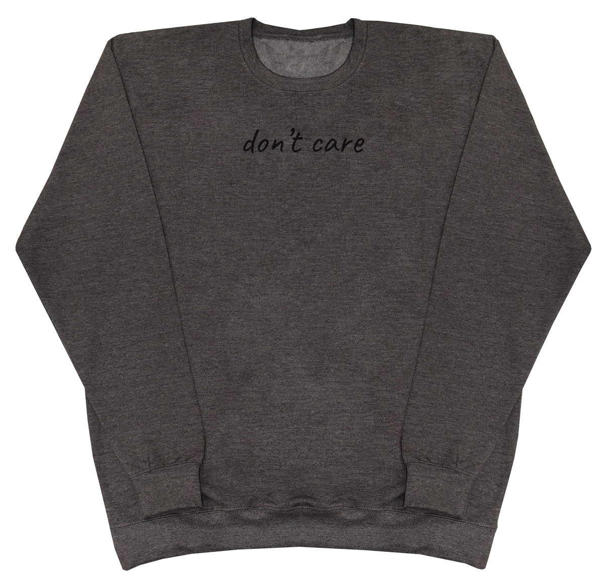 don't care - Kids Oversized Comfy Sweater