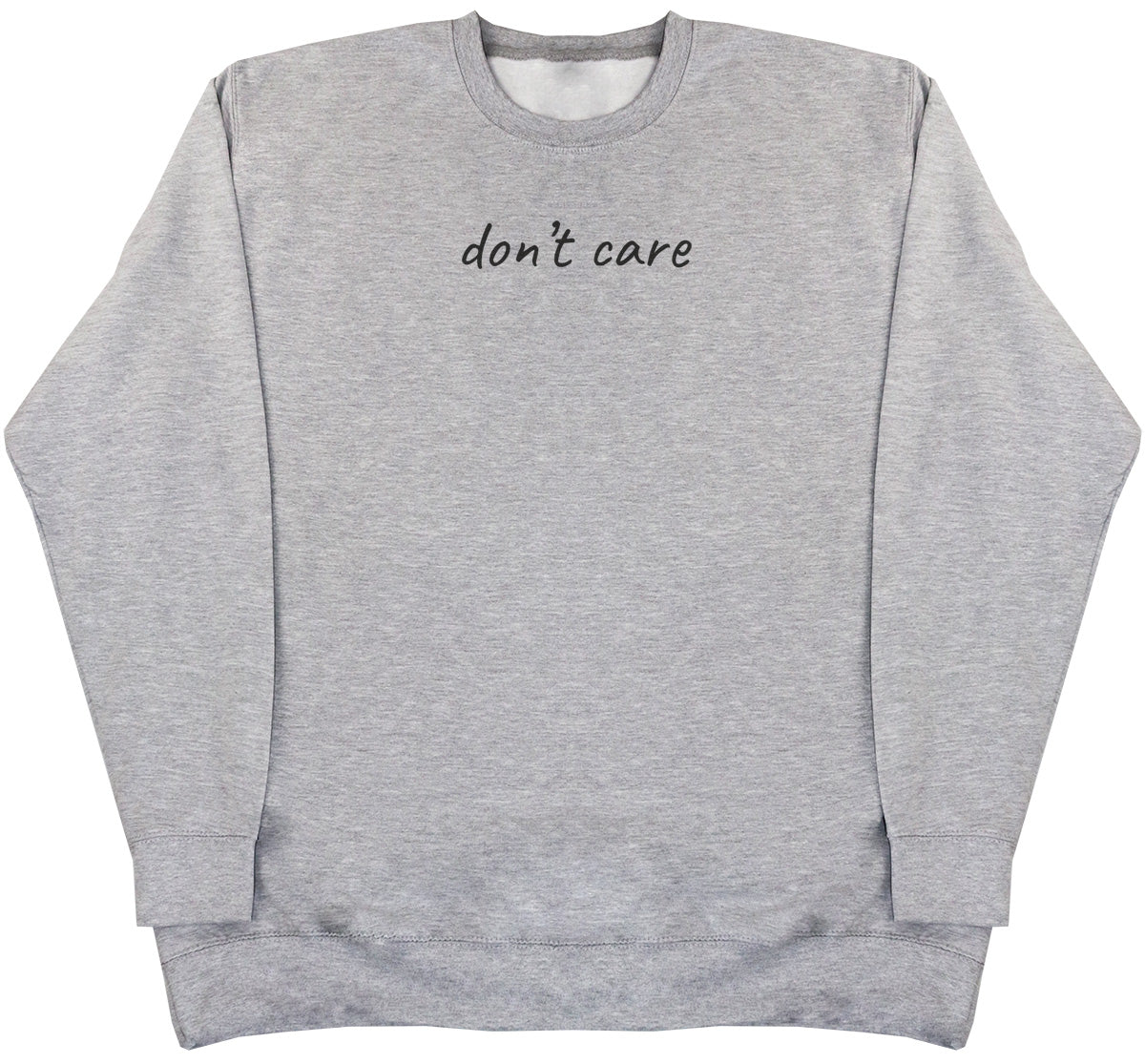 don't care - Kids Oversized Comfy Sweater