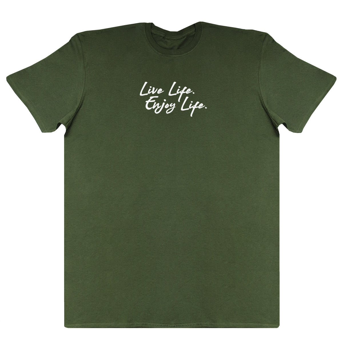 Live Life. Enjoy Life - Kids Oversized Comfy T-Shirt