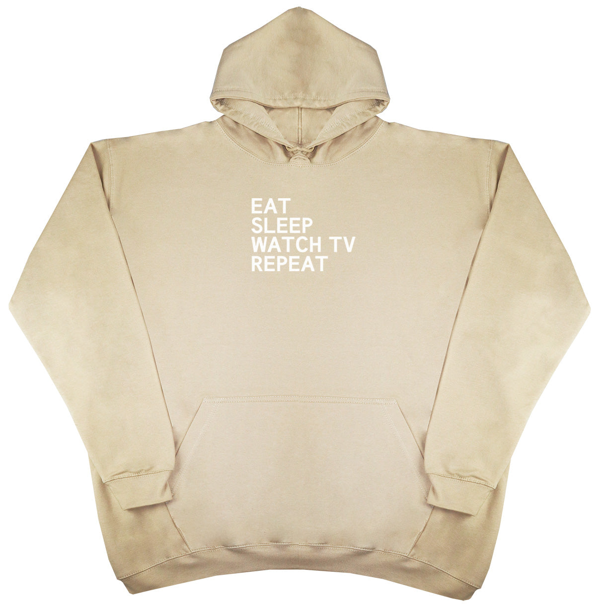 Eat Sleep Watch TV Repeat - Kids Oversized Comfy Original Hoody