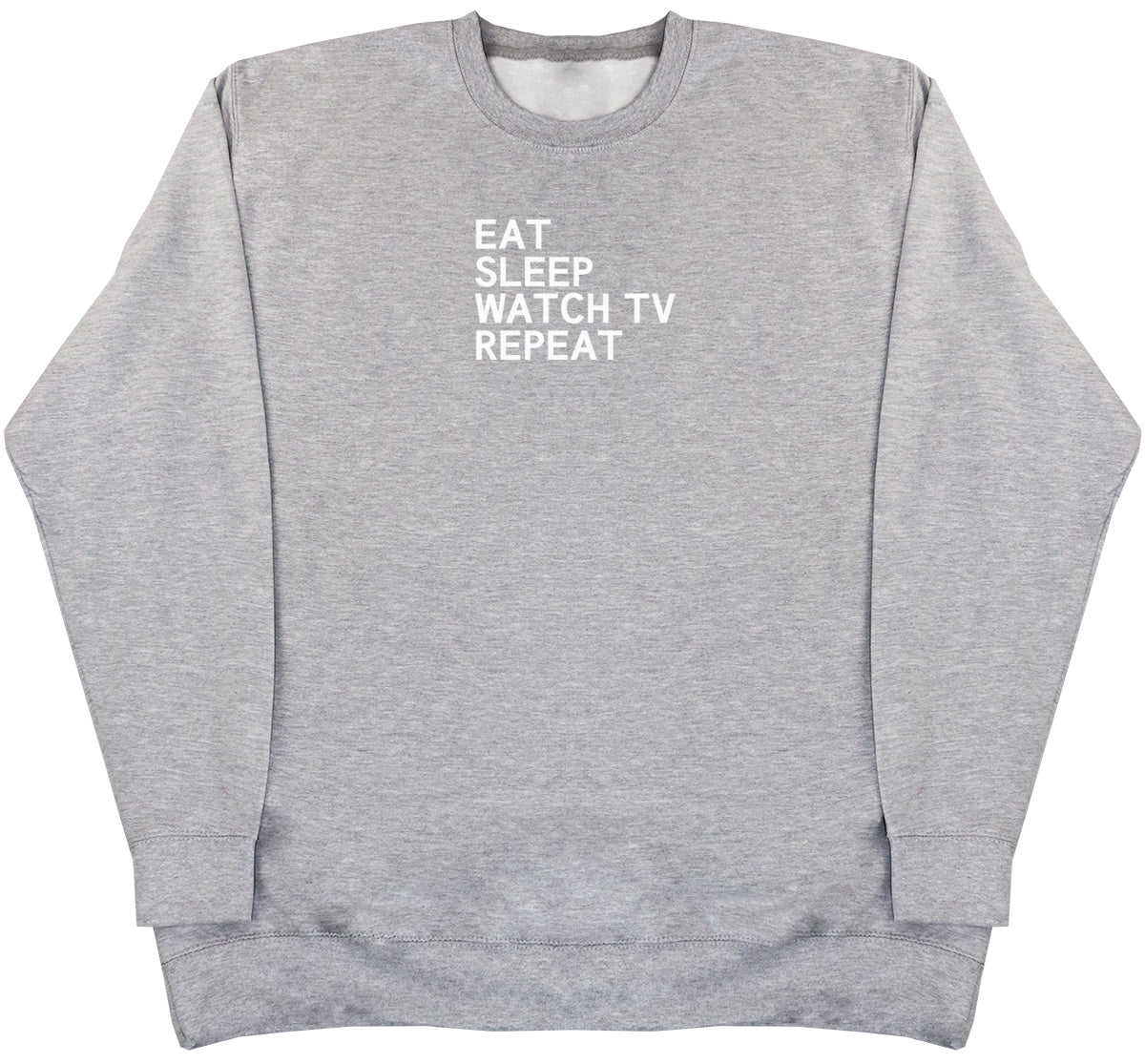 Eat Sleep Watch TV Repeat - Kids Oversized Comfy Sweater