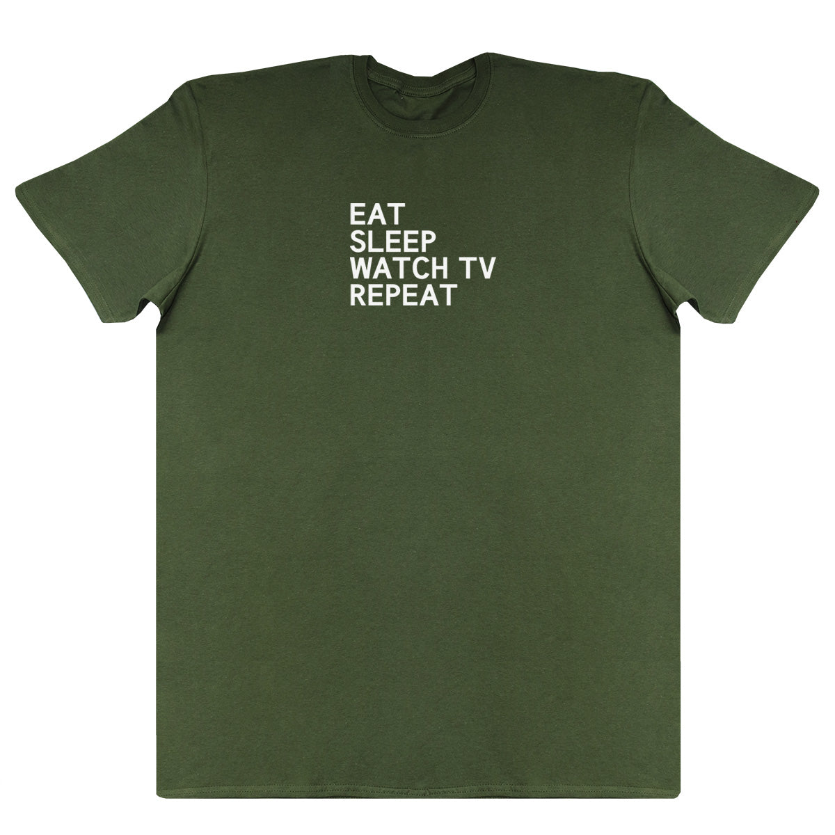 Eat Sleep Watch TV Repeat - Huge Oversized Comfy Original T-Shirt