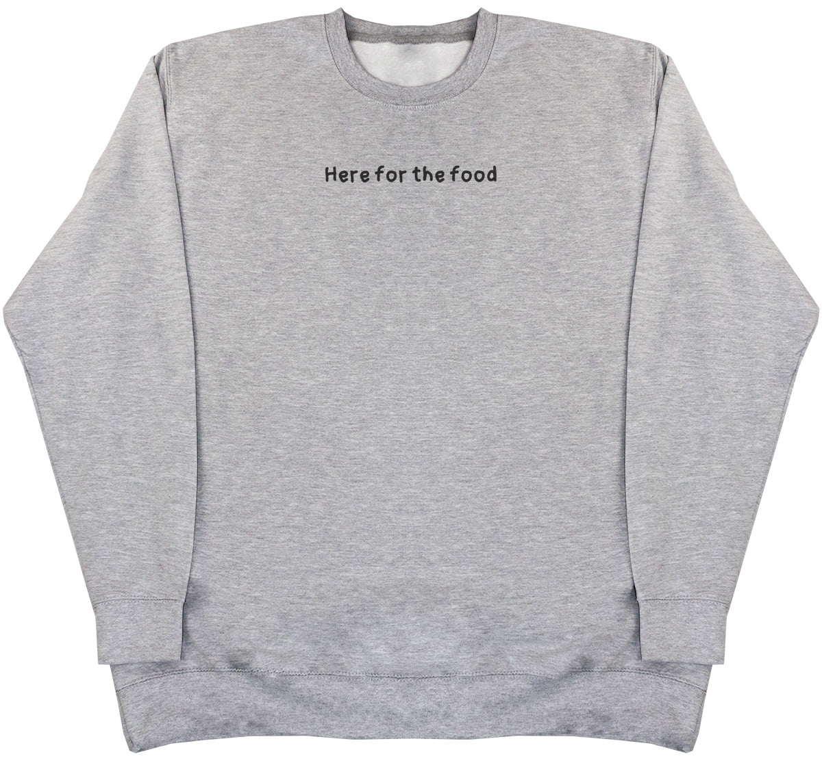 Here For The Food - Kids Oversized Comfy Sweater