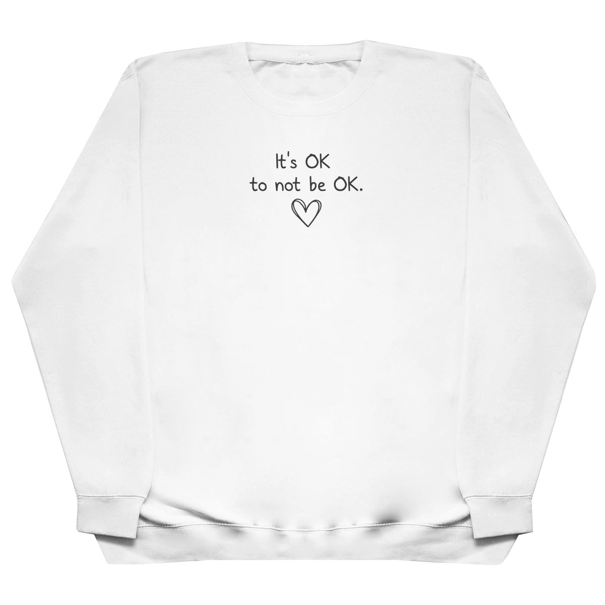 It's OK to not be OK - Kids Oversized Comfy Sweater