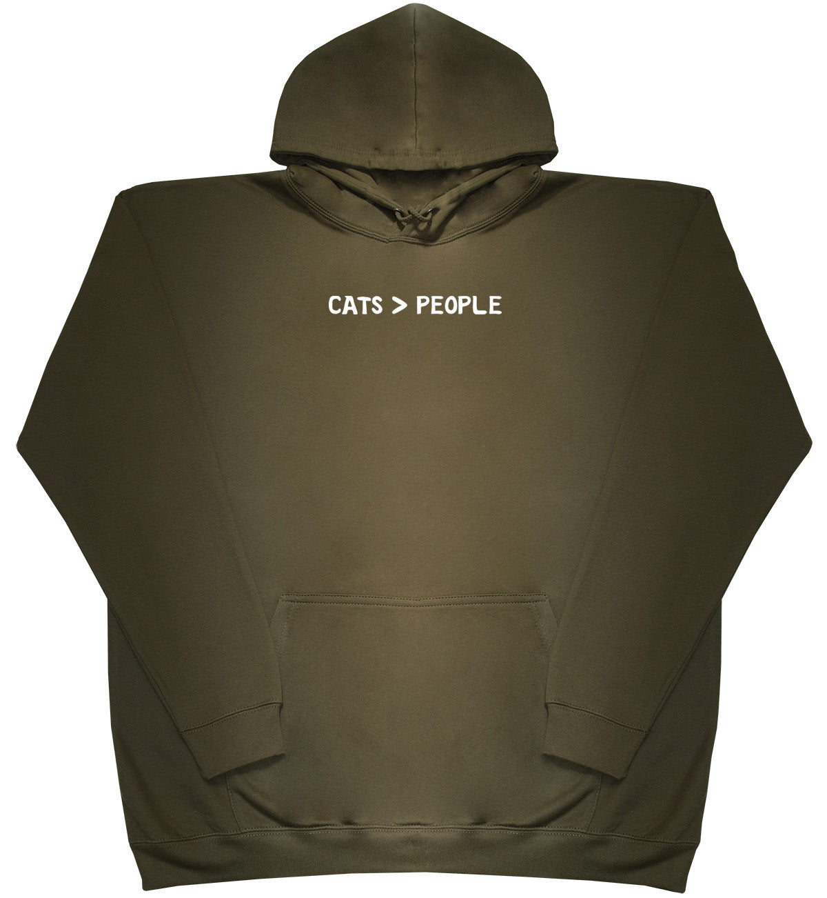 Cats Greater Than People - Kids Oversized Comfy Original Hoody