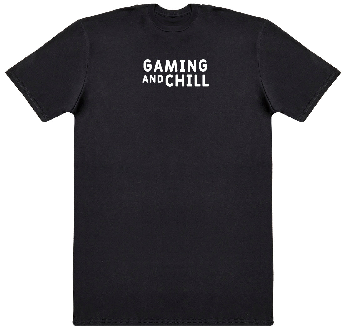 Gaming and Chill - Kids Oversized Comfy T-Shirt