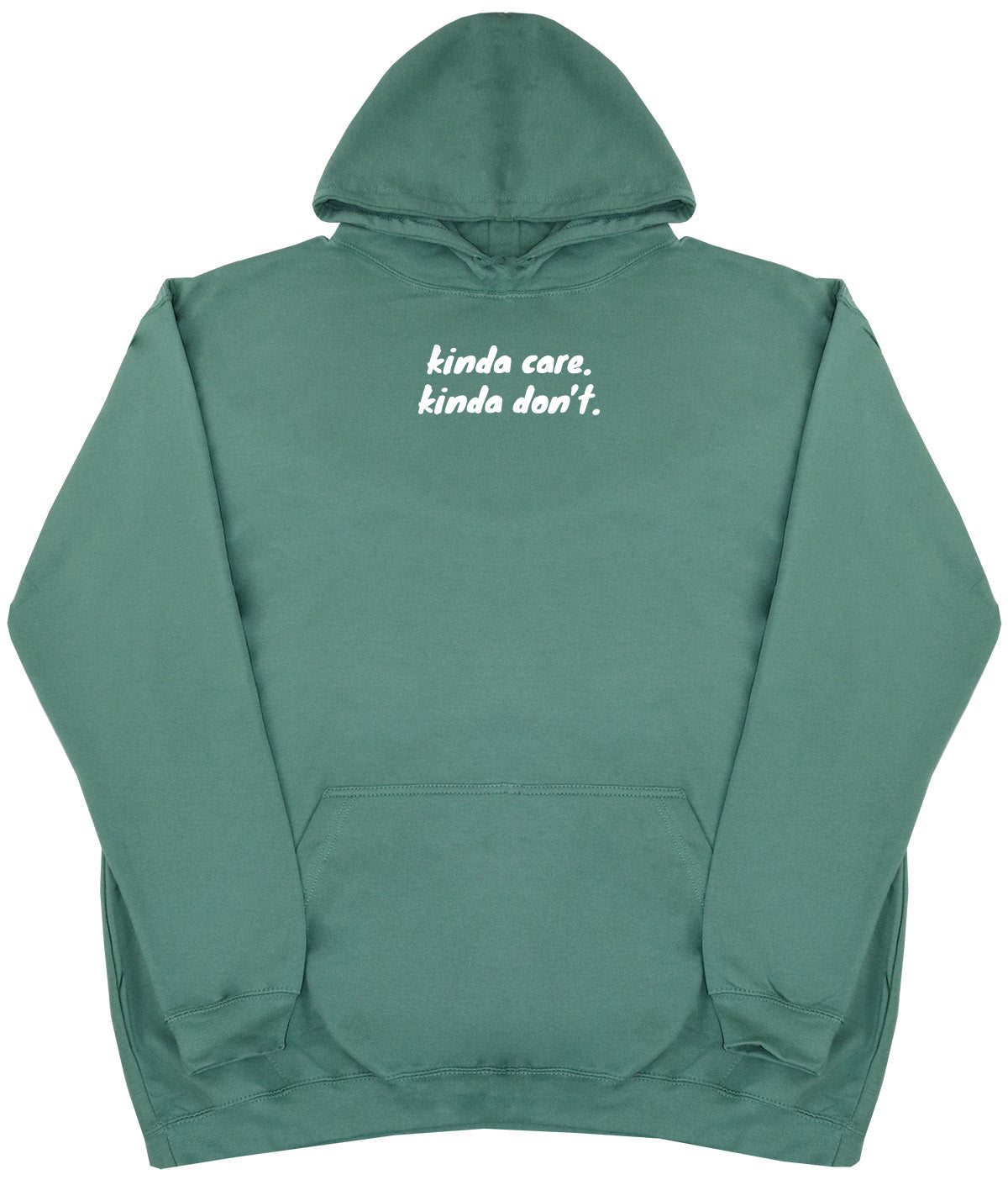 kinda care. kinda don't - Kids Oversized Comfy Original Hoody