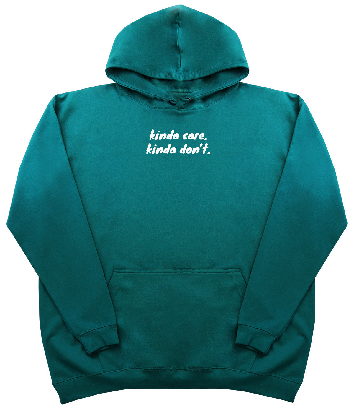 kinda care. kinda don't - Kids Oversized Comfy Original Hoody