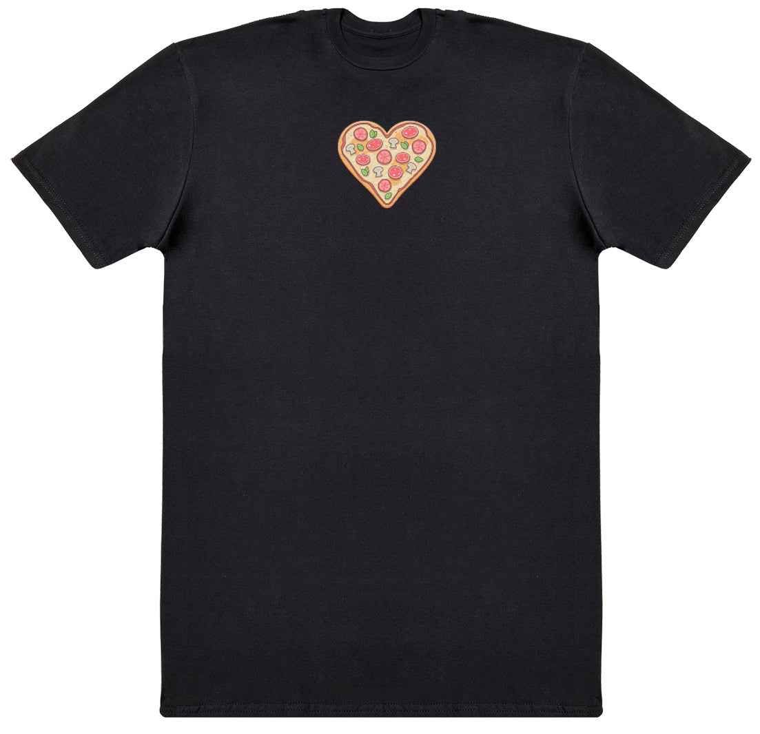 Pizza Heart - Kids Oversized Comfy T-Shirt