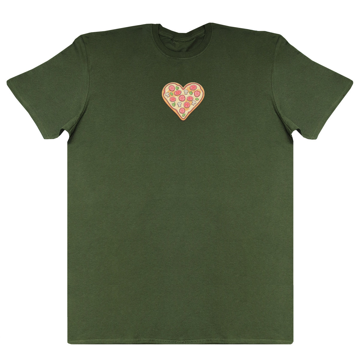 Pizza Heart - Kids Oversized Comfy T-Shirt