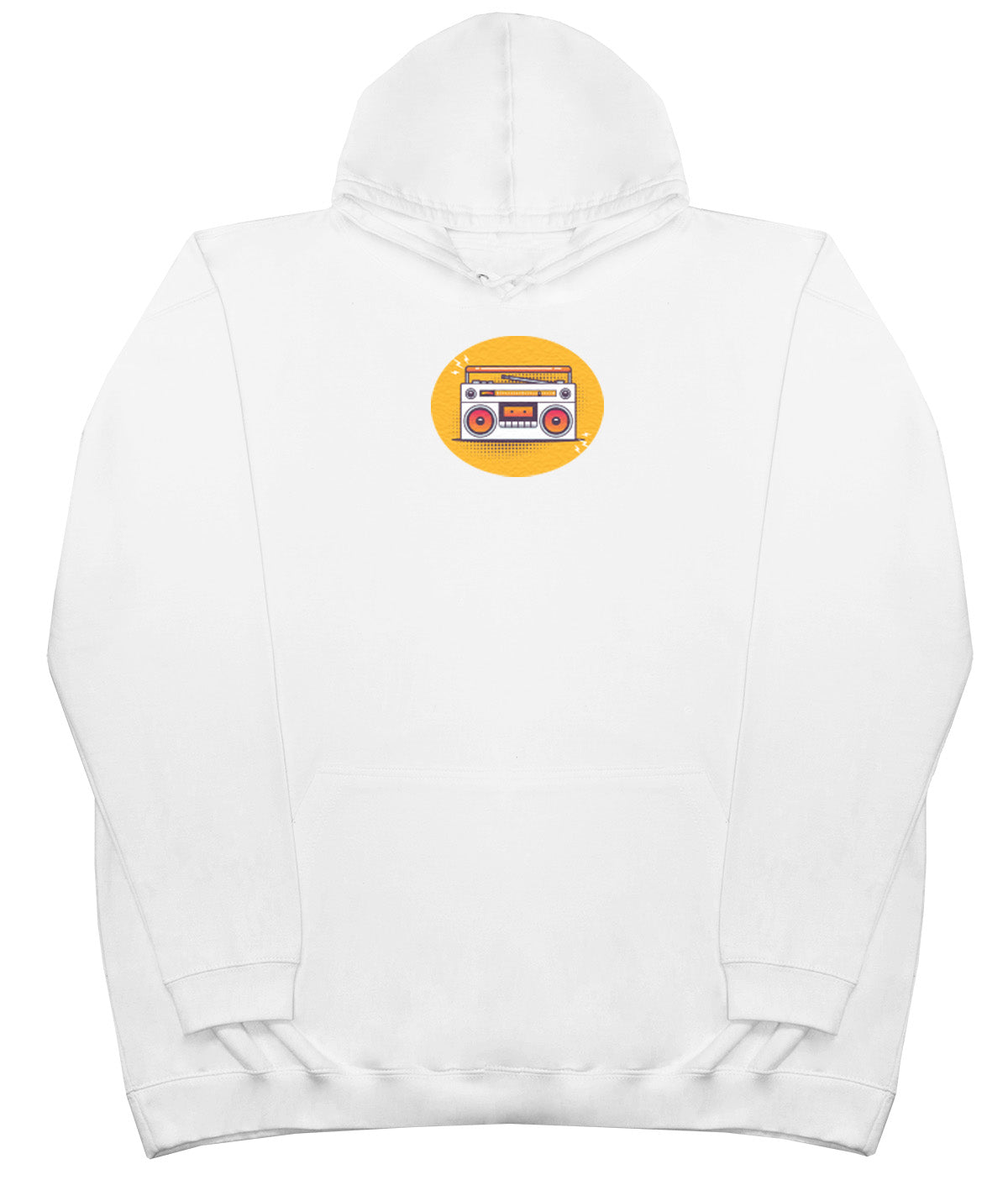 Orange Cassette - Huge Oversized Comfy Original Hoody