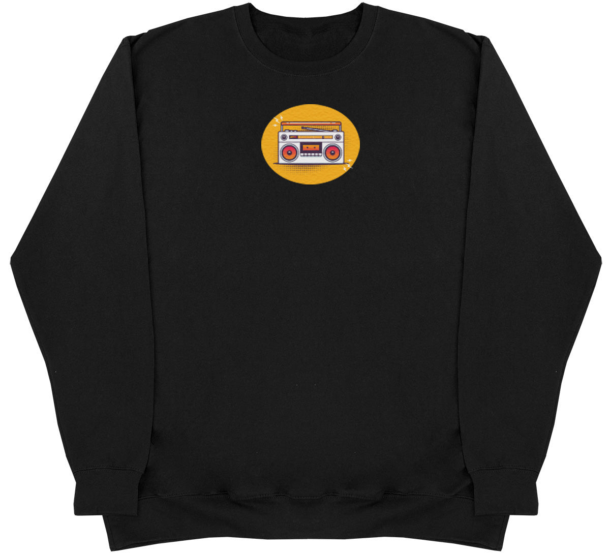 Orange Cassette - Kids Oversized Comfy Sweater