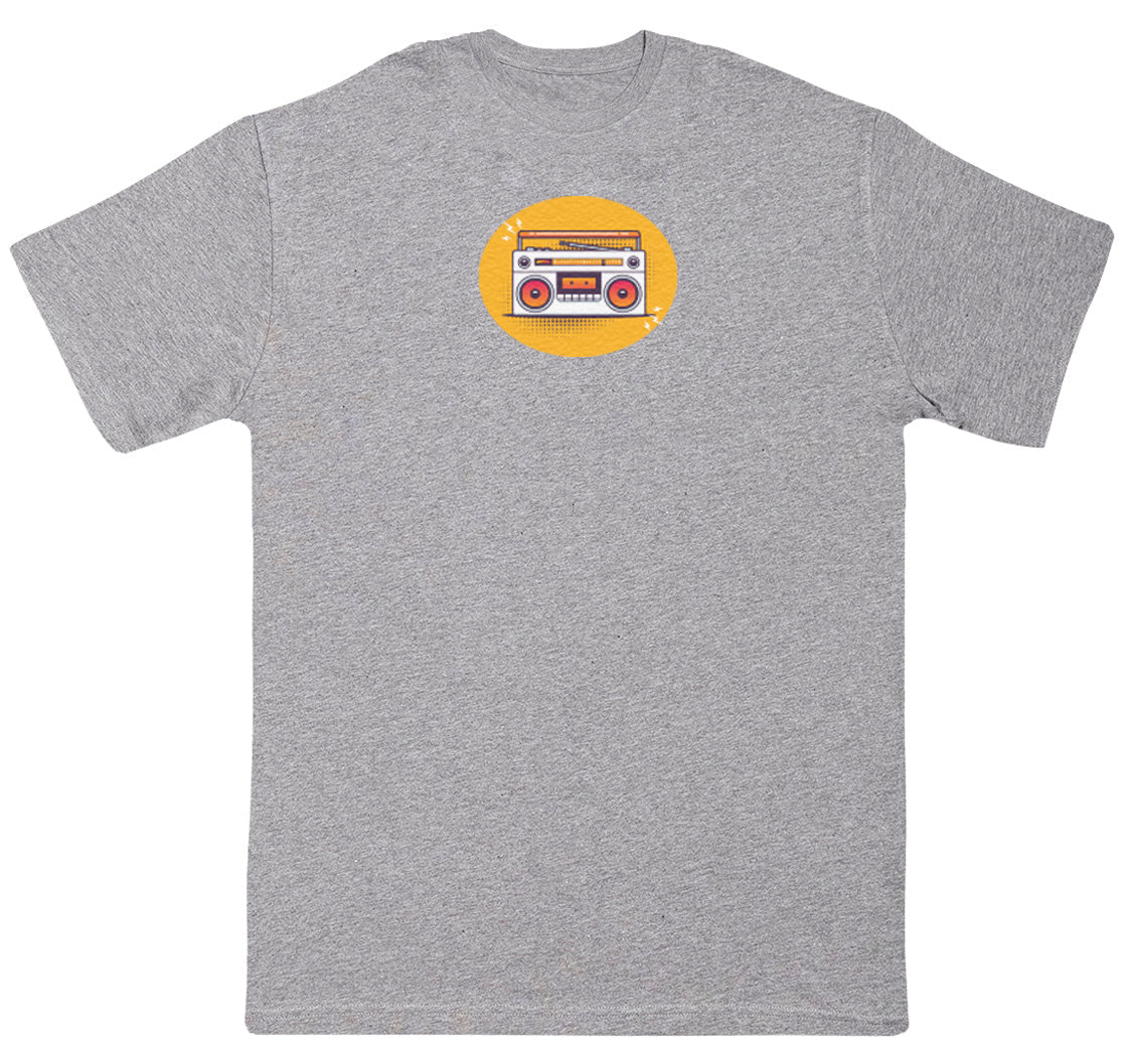 Orange Cassette - Kids Oversized Comfy T-Shirt