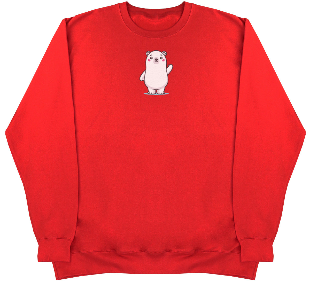 Polar Bear - Kids Oversized Comfy Sweater