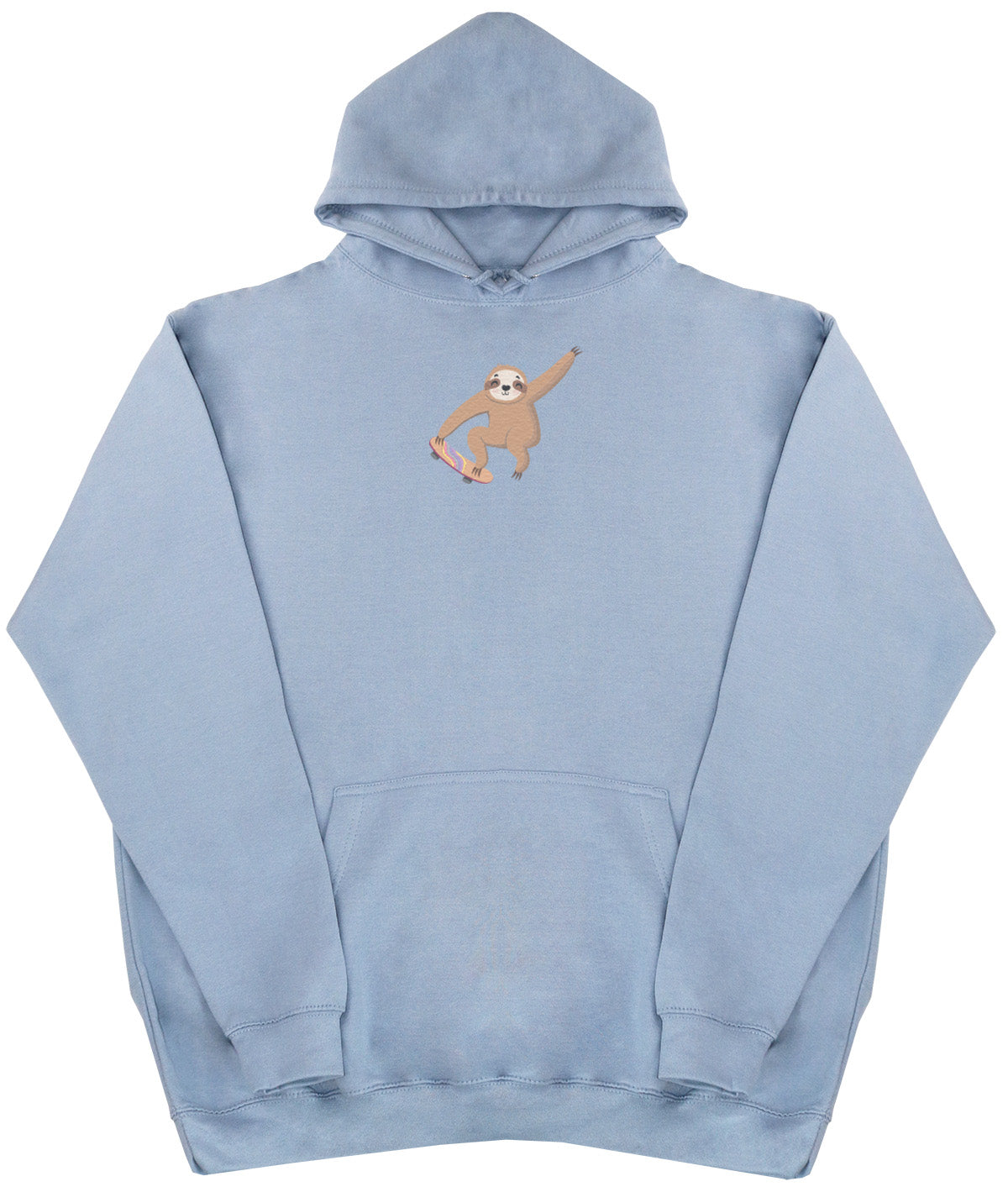 Skating Sloth - New Style - Oversized Comfy Hoody