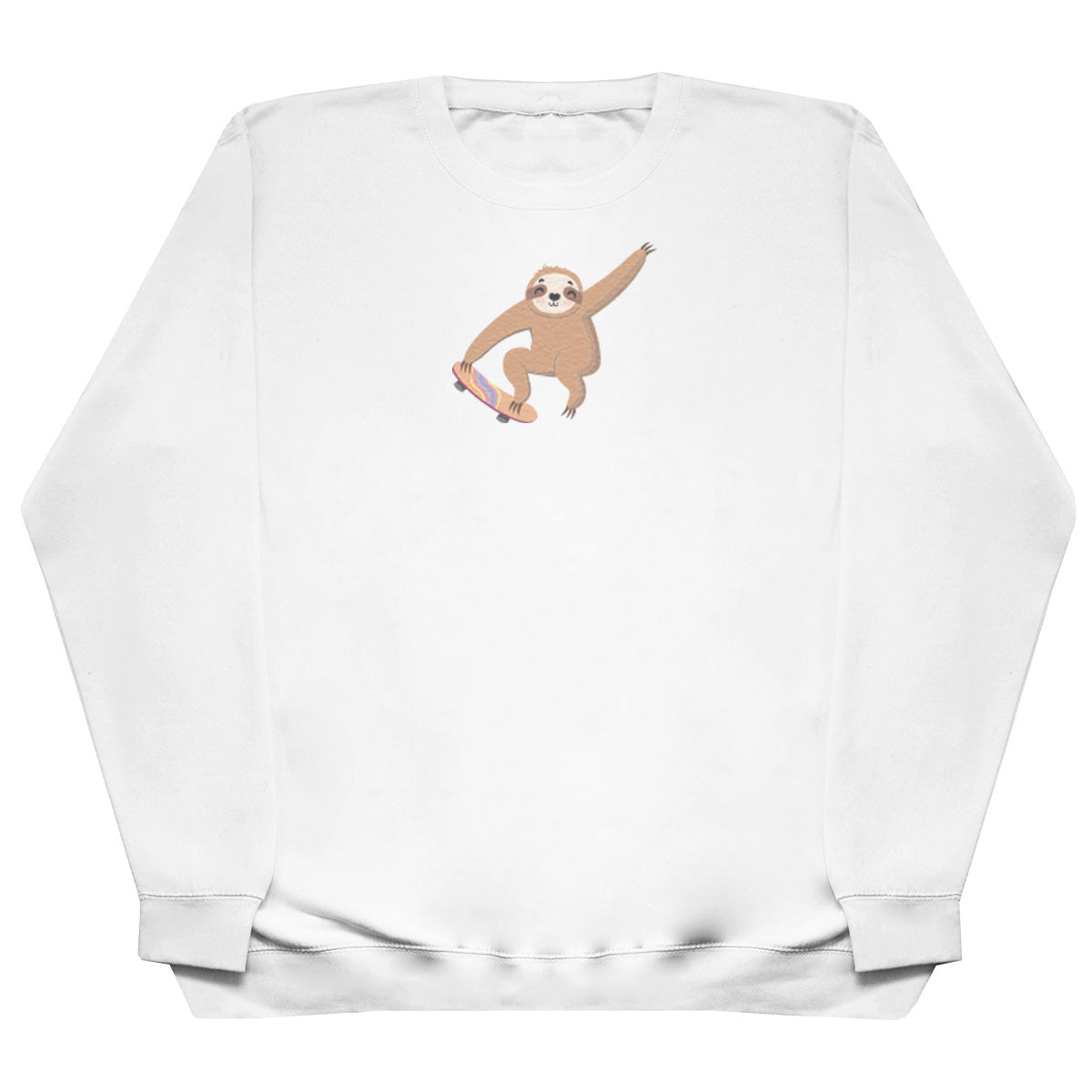 Skating Sloth - Huge Oversized Comfy Original Sweater