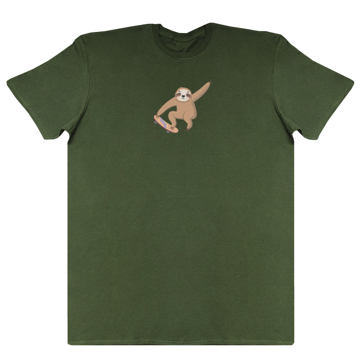 Skating Sloth - Huge Oversized Comfy Original T-Shirt