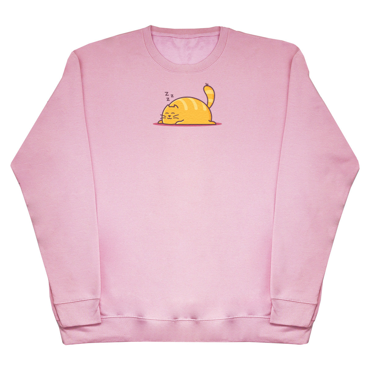 Sleeping Cat - Kids Oversized Comfy Sweater