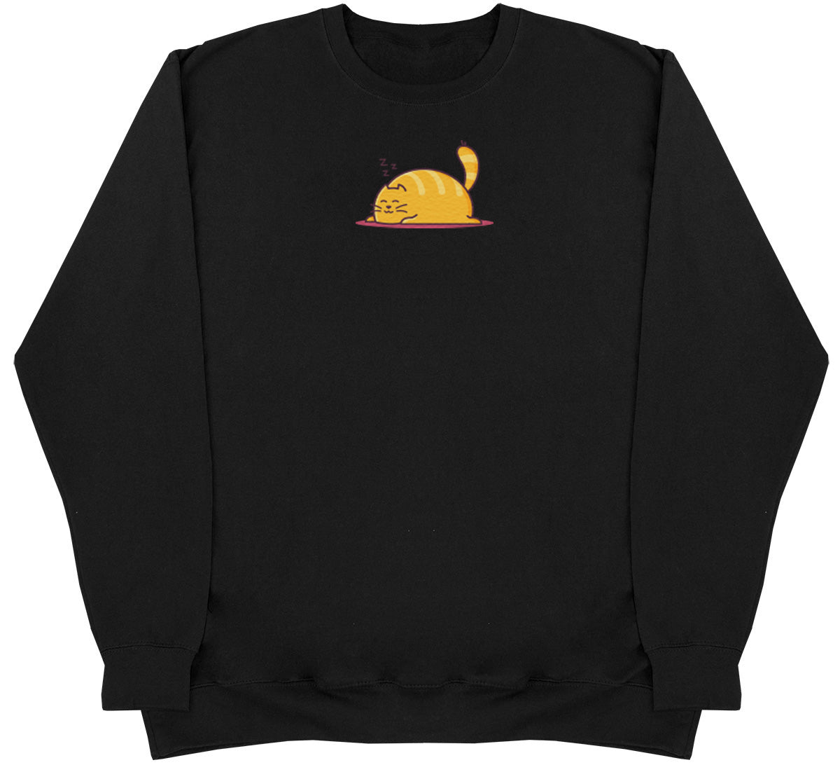 Sleeping Cat - Kids Oversized Comfy Sweater