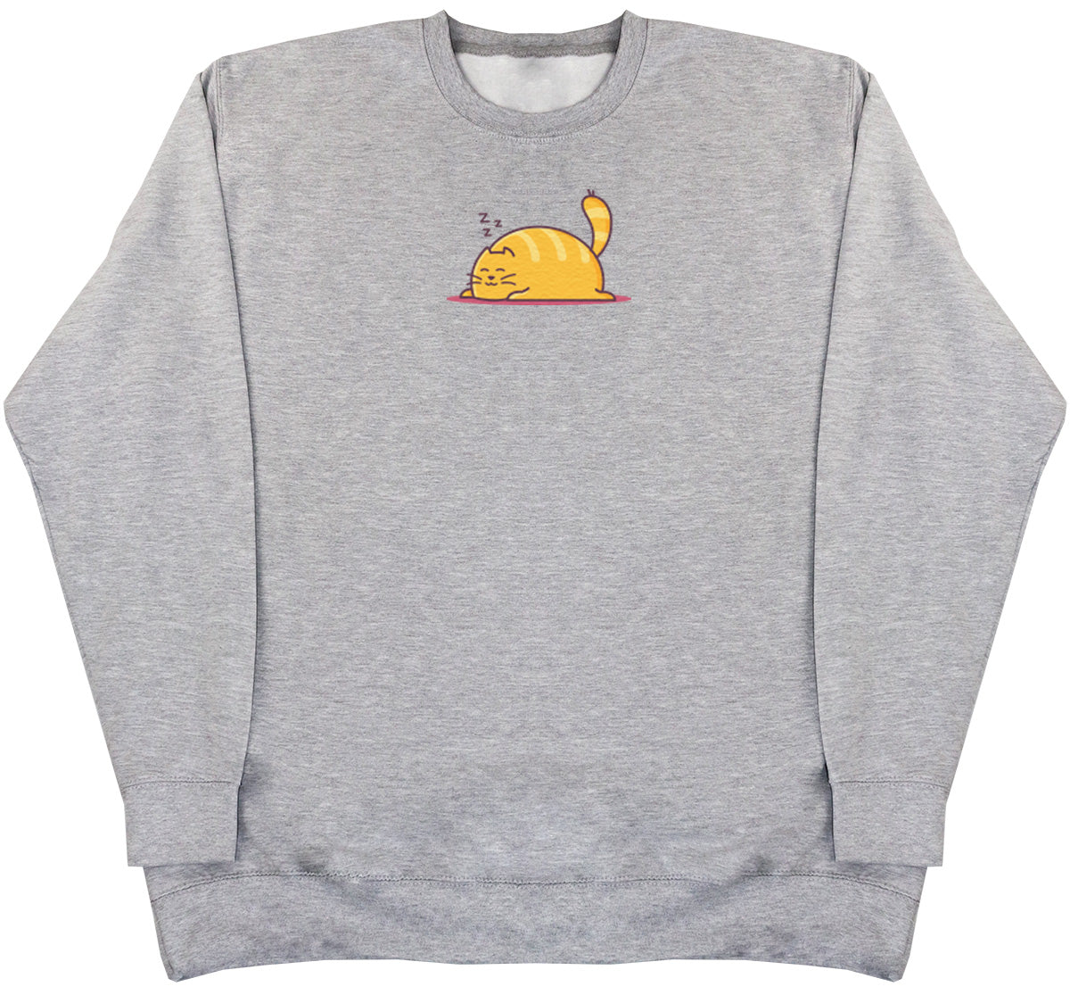 Sleeping Cat - Kids Oversized Comfy Sweater