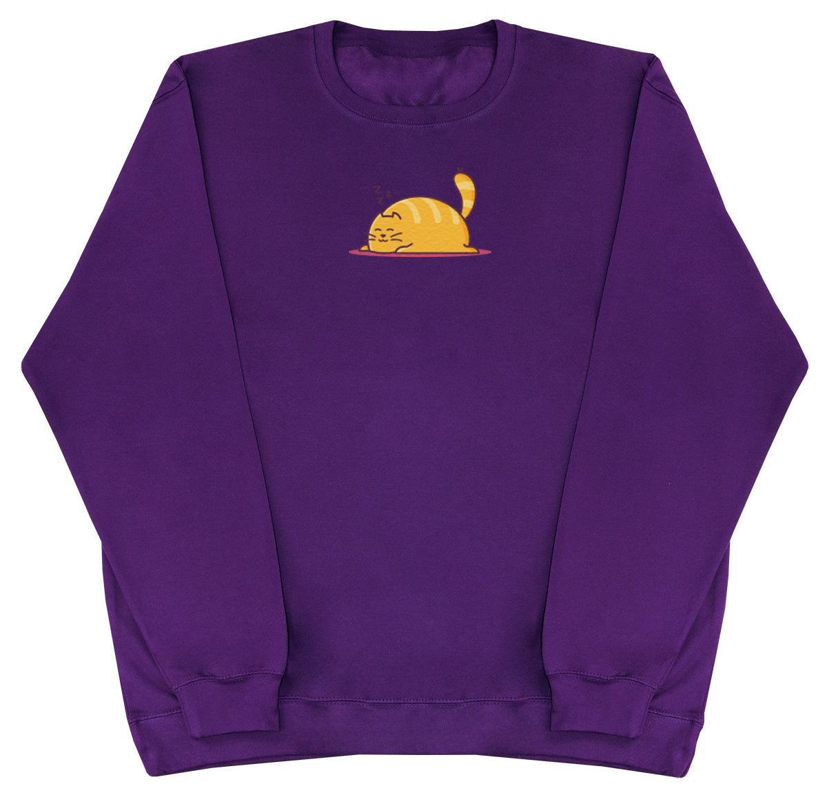 Sleeping Cat - Kids Oversized Comfy Sweater