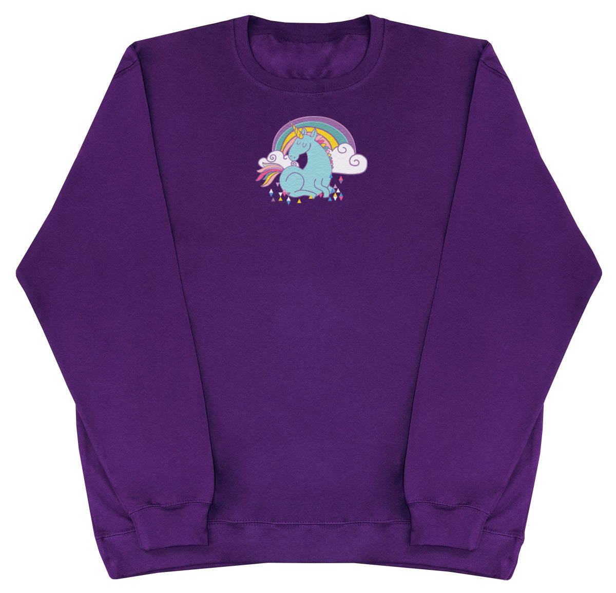 Unicorn Rainbow - Kids Oversized Comfy Sweater