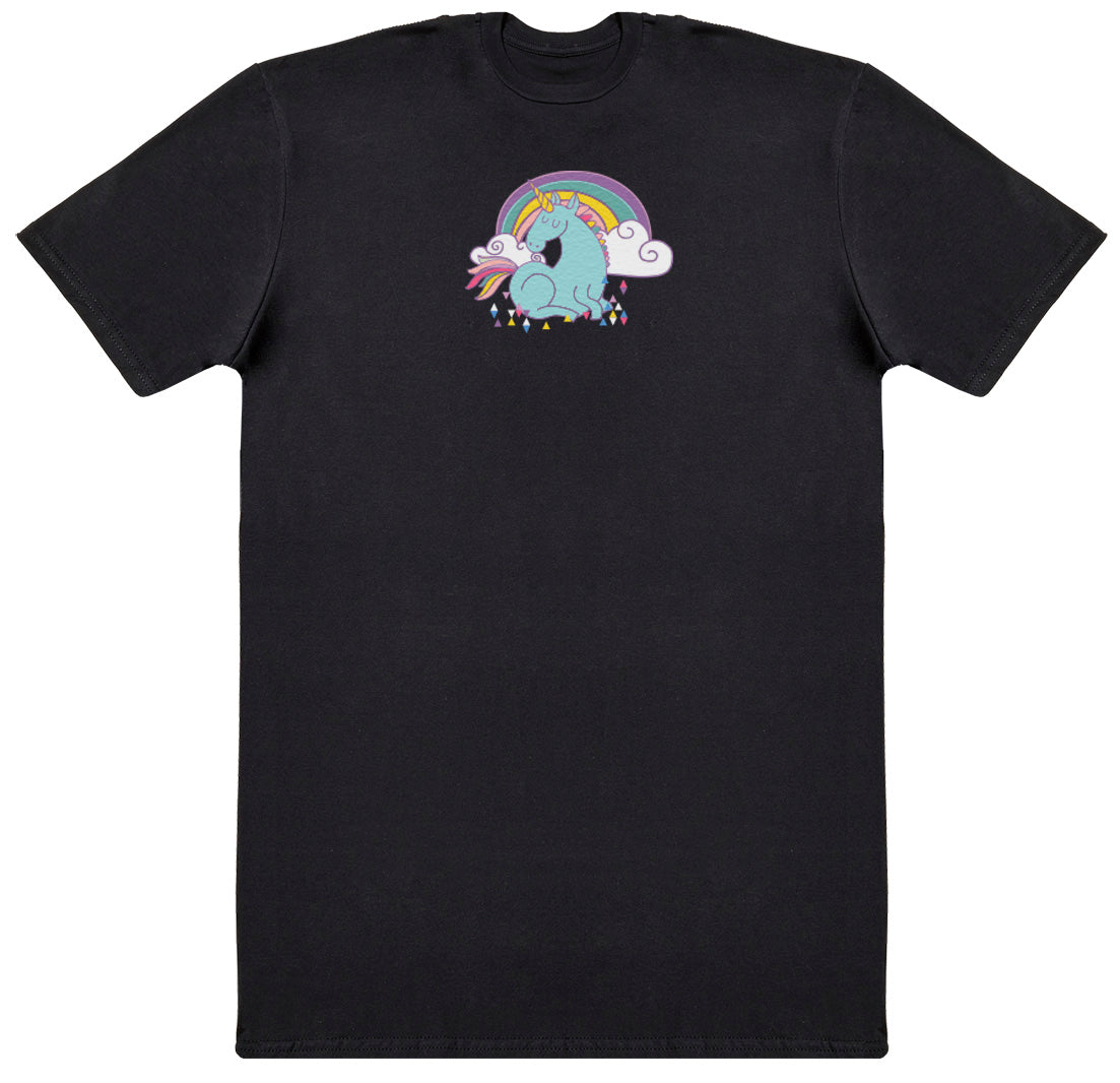 Unicorn Rainbow - Huge Oversized Comfy Original T-Shirt