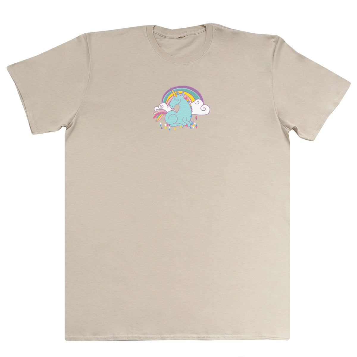 Unicorn Rainbow - Kids Oversized Comfy T-Shirt