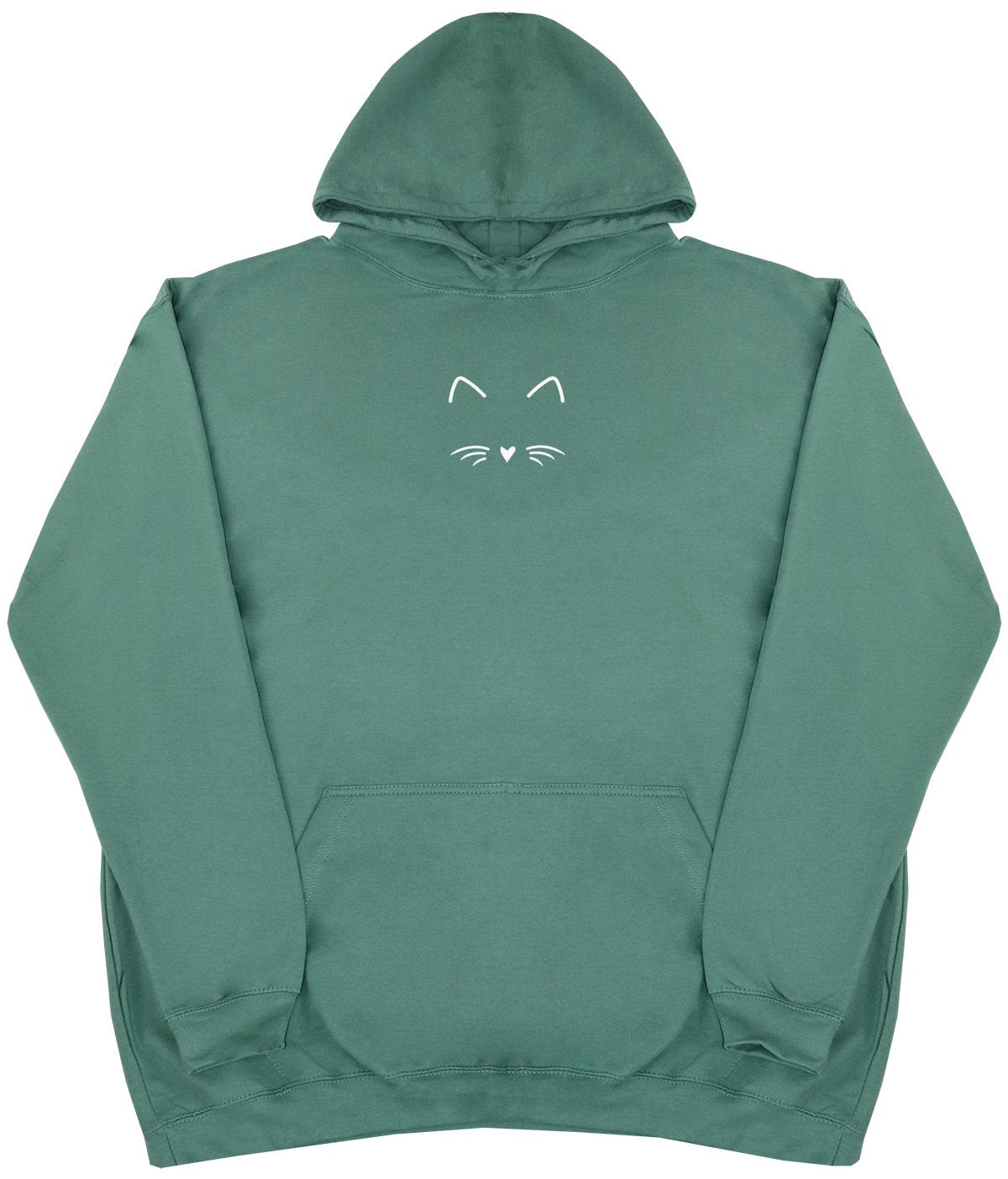 Cat Face - New Style - Huge Size - Oversized Comfy Hoody